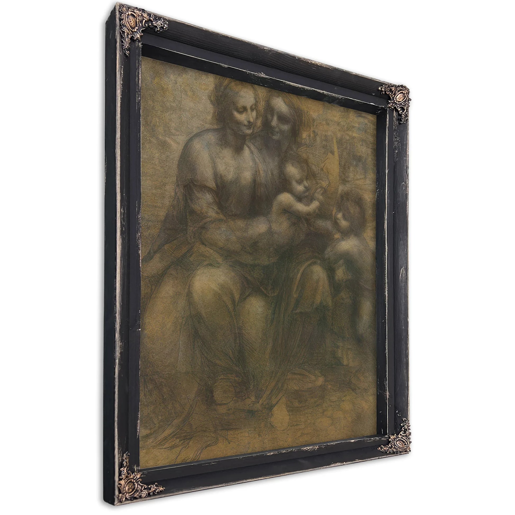 The Virgin And Child With Saint Anne And Saint John The Baptist By Leonardo Da Vinci Fine Art Print