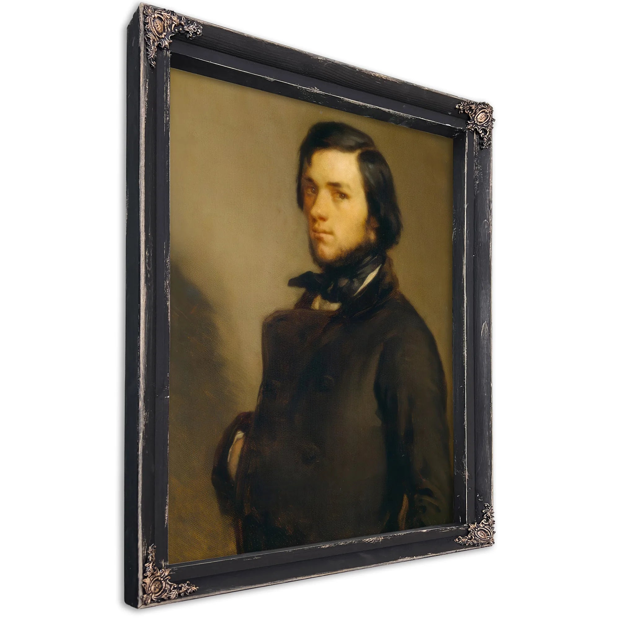 Portrait Of A Man By Jean Francois Millet Fine Art Print