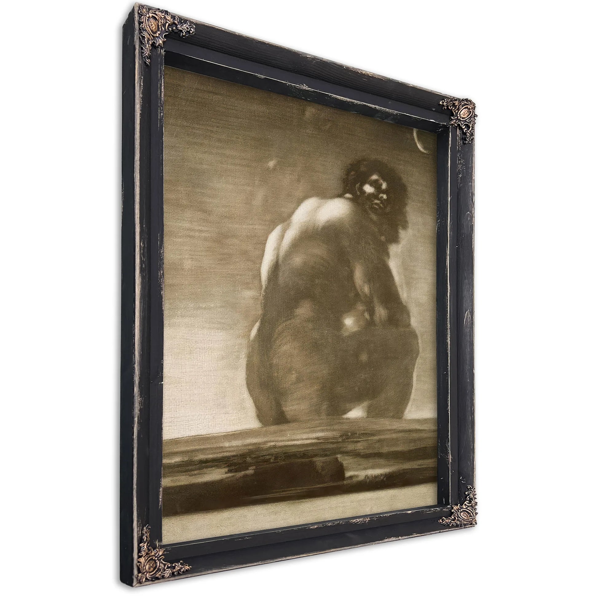 Seated Giant By Francisco De Goya Fine Art Print