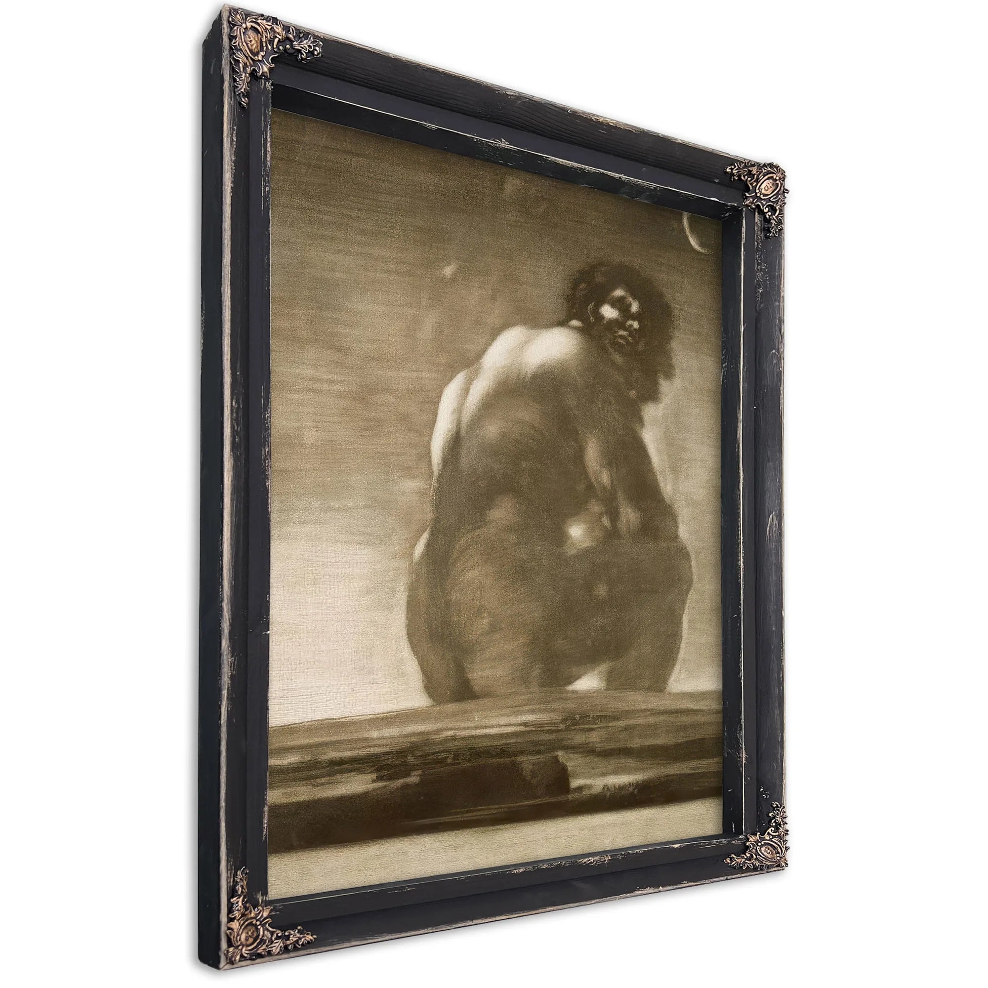 Seated Giant By Francisco De Goya Fine Art Print