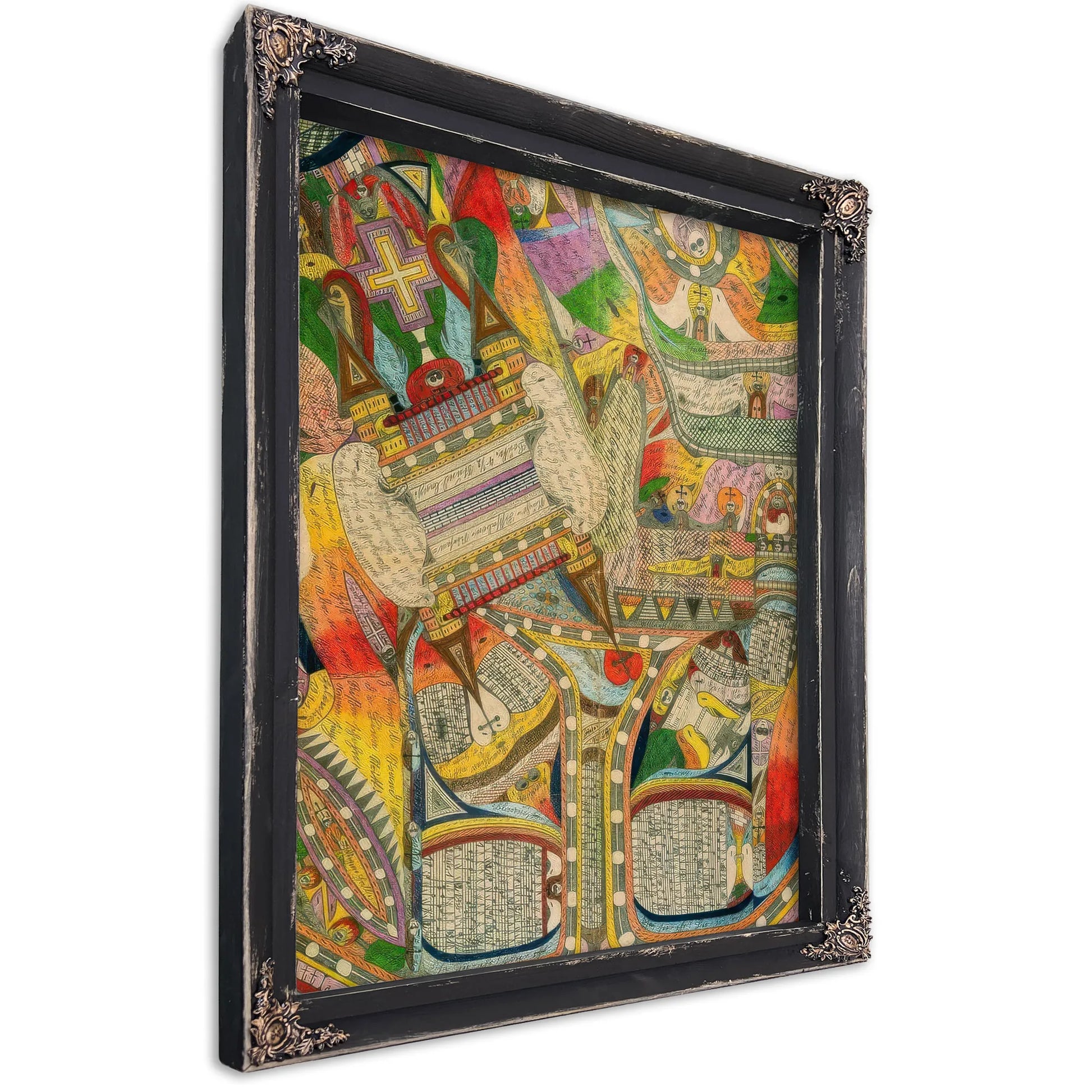 The Atlantic Ocean And The Harbor Of Cradle Beach 1911 By Adolf Wolfli Fine Art Print