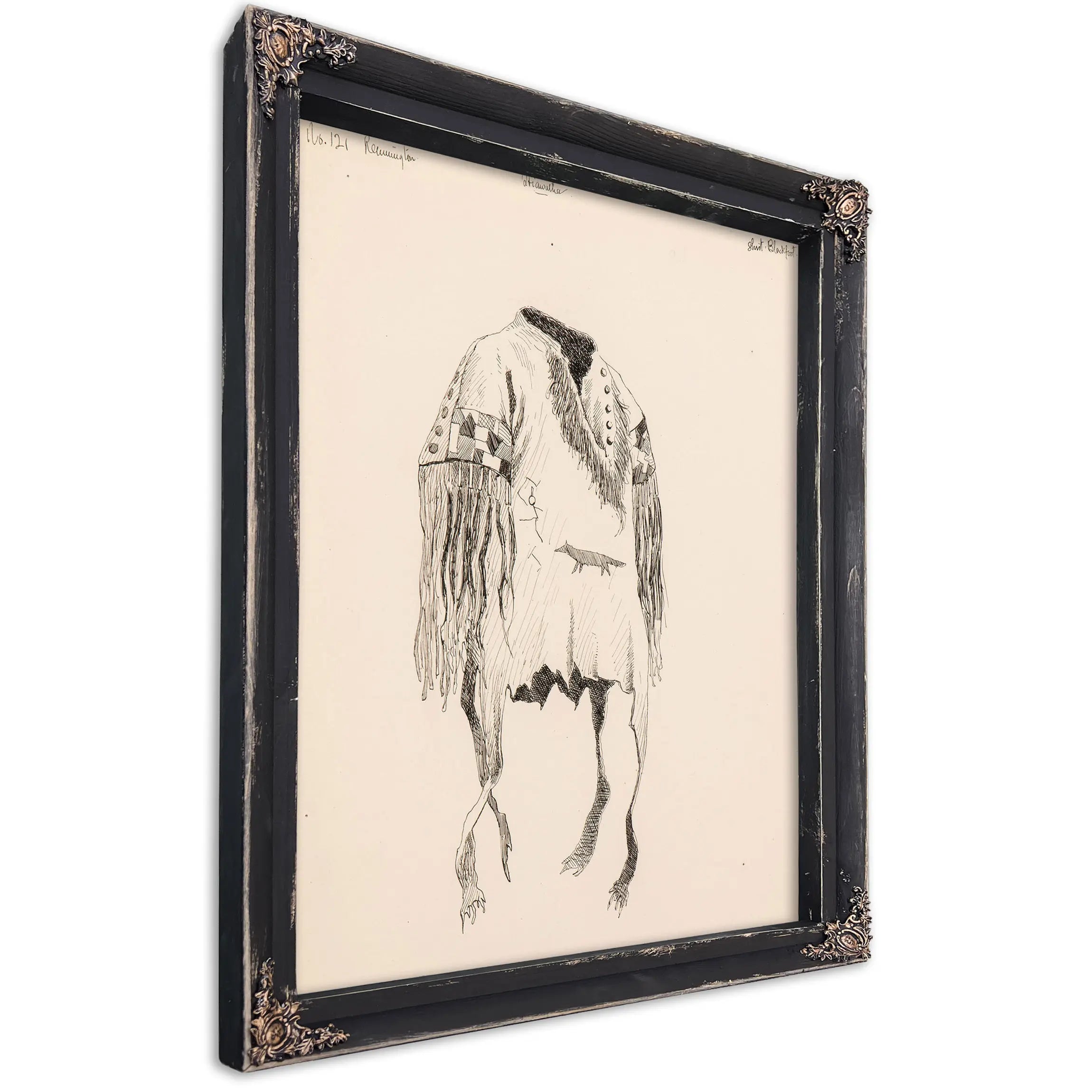 Illustration For The Song Of Hiawatha B by Frederic Remington