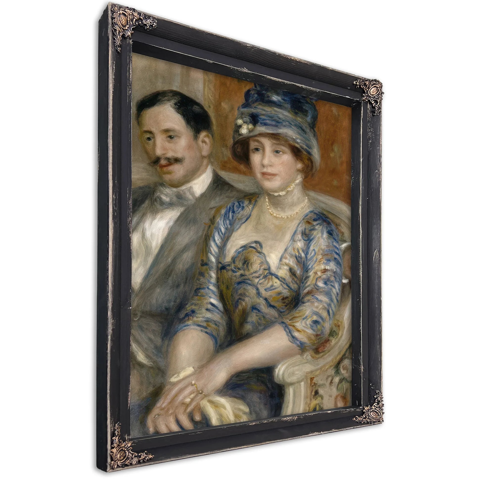 Mr. And Mrs. Gaston Bernheim De Villers (Monsieur And Madame Gaston Bernheim De Villers) By Pierre Auguste Renoir Fine Art Print