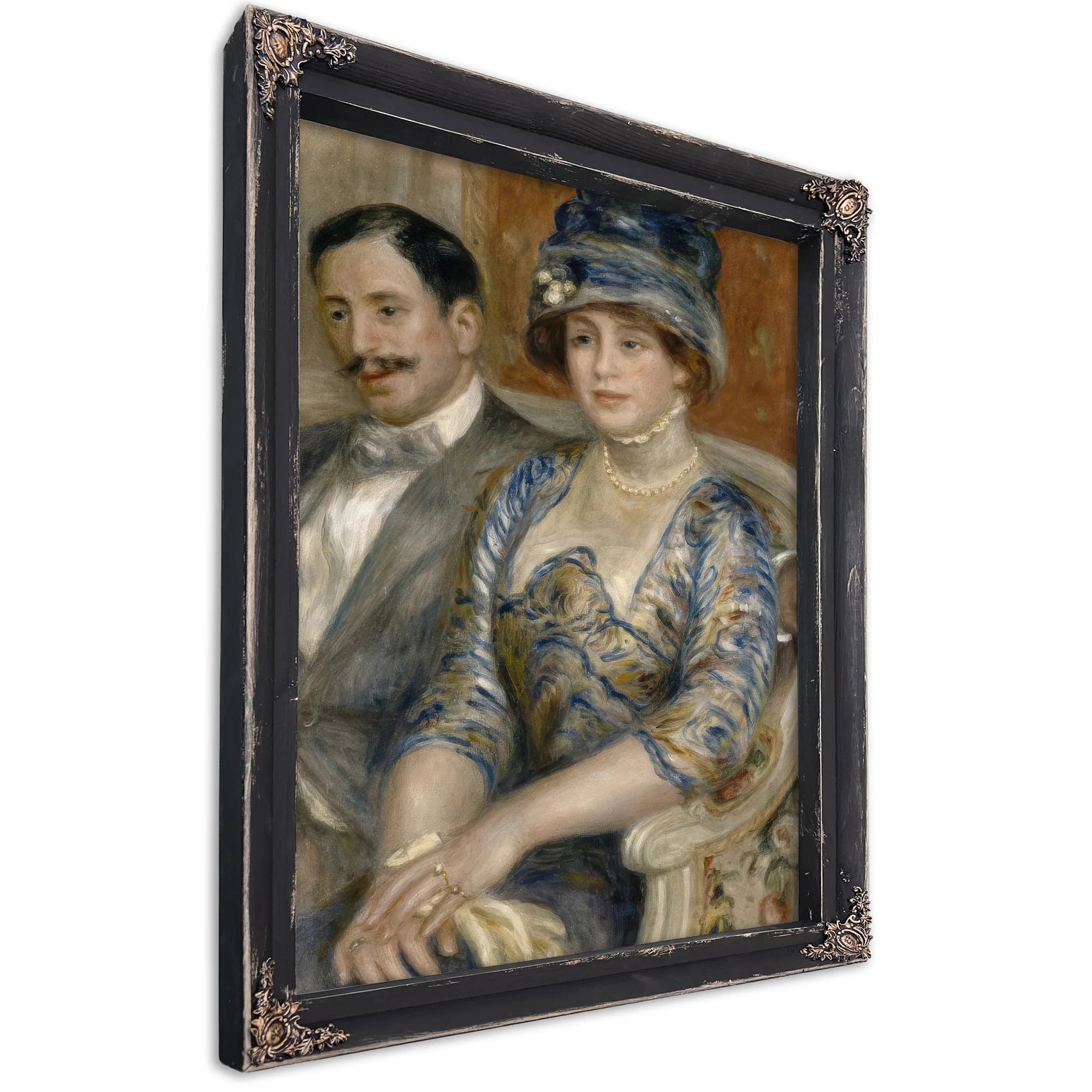 Mr. And Mrs. Gaston Bernheim De Villers (Monsieur And Madame Gaston Bernheim De Villers) By Pierre Auguste Renoir Fine Art Print