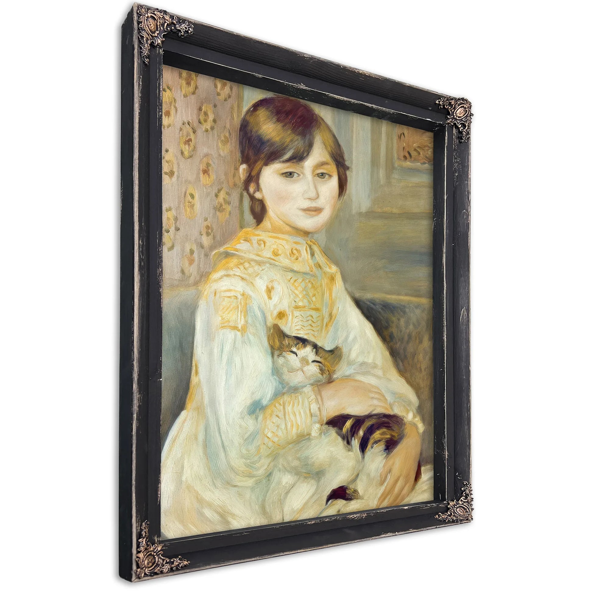 Julie Manet With Cat By Pierre Auguste Renoir Fine Art Print