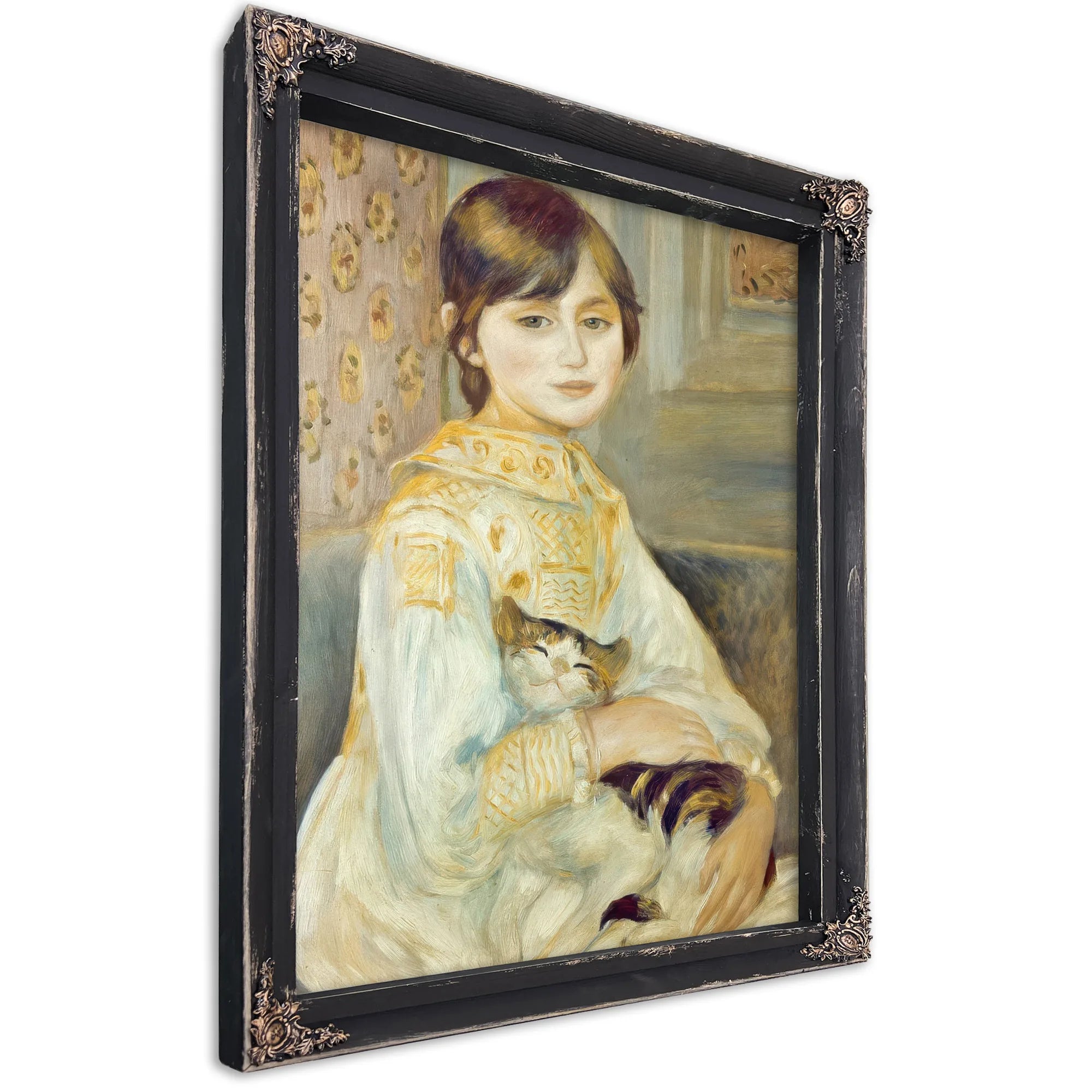 Julie Manet With Cat By Pierre Auguste Renoir Fine Art Print