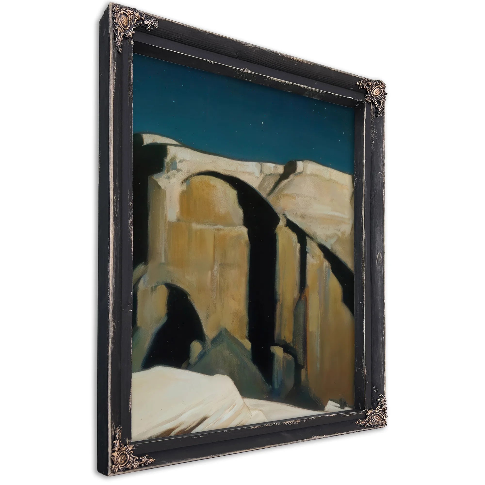 Moonlight Over Zion By Maynard Dixon Fine Art Print