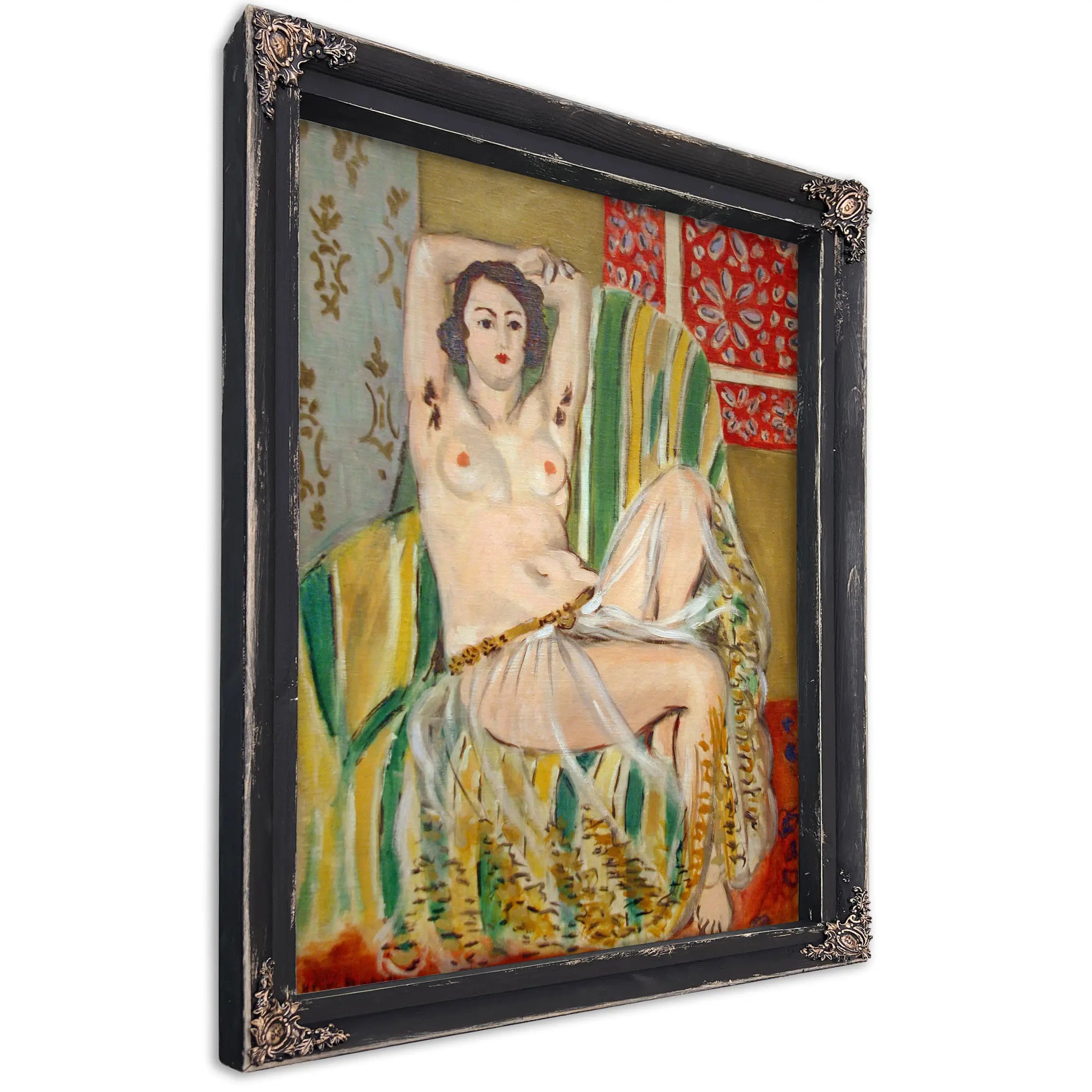 Odalisque With Striped Armchair by Henri Matisse