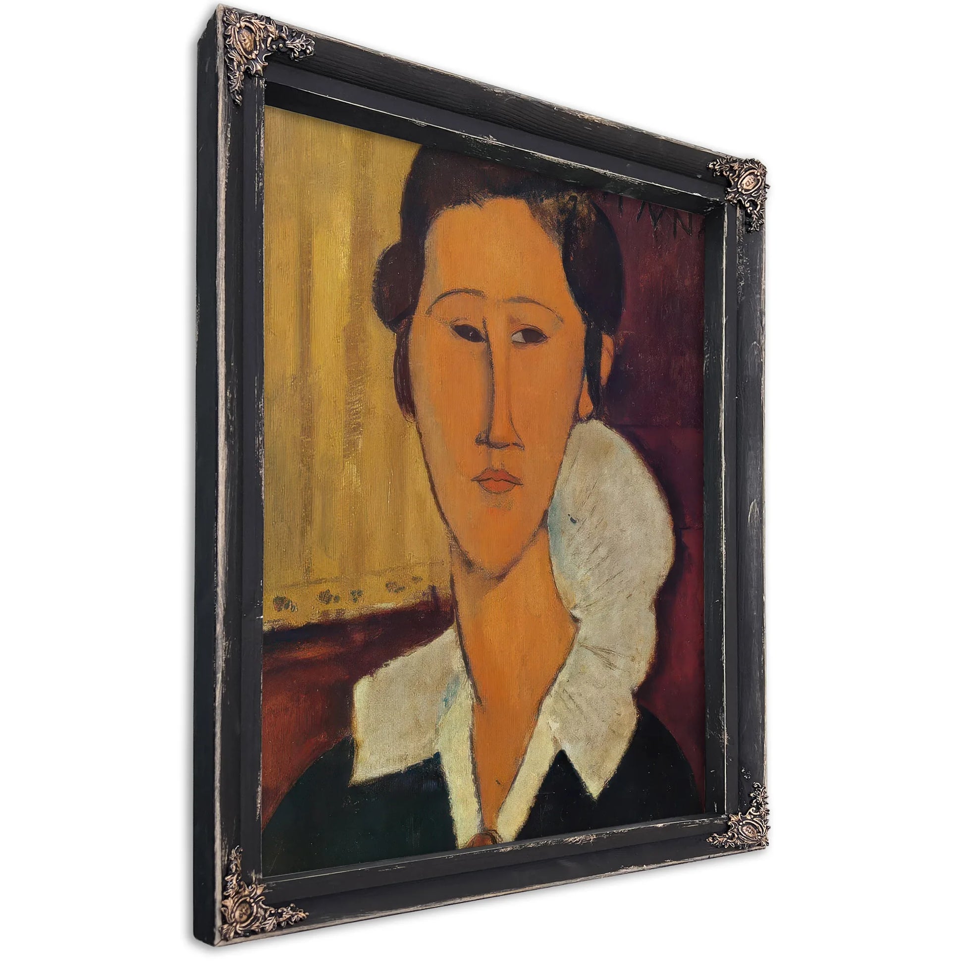 Portrait Of Anna Zborovka 1917 By Amedeo Modigliani Fine Art Print