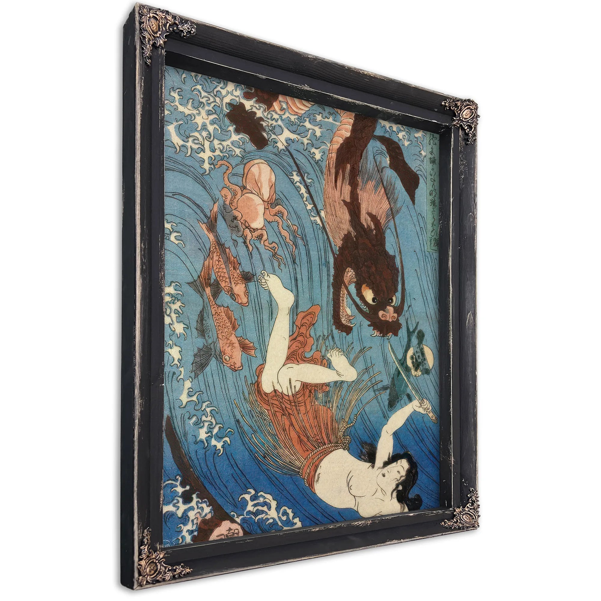 Tamatori Escaping From The Dragon King 1853 By Utagawa Kuniyoshi Fine Art Print