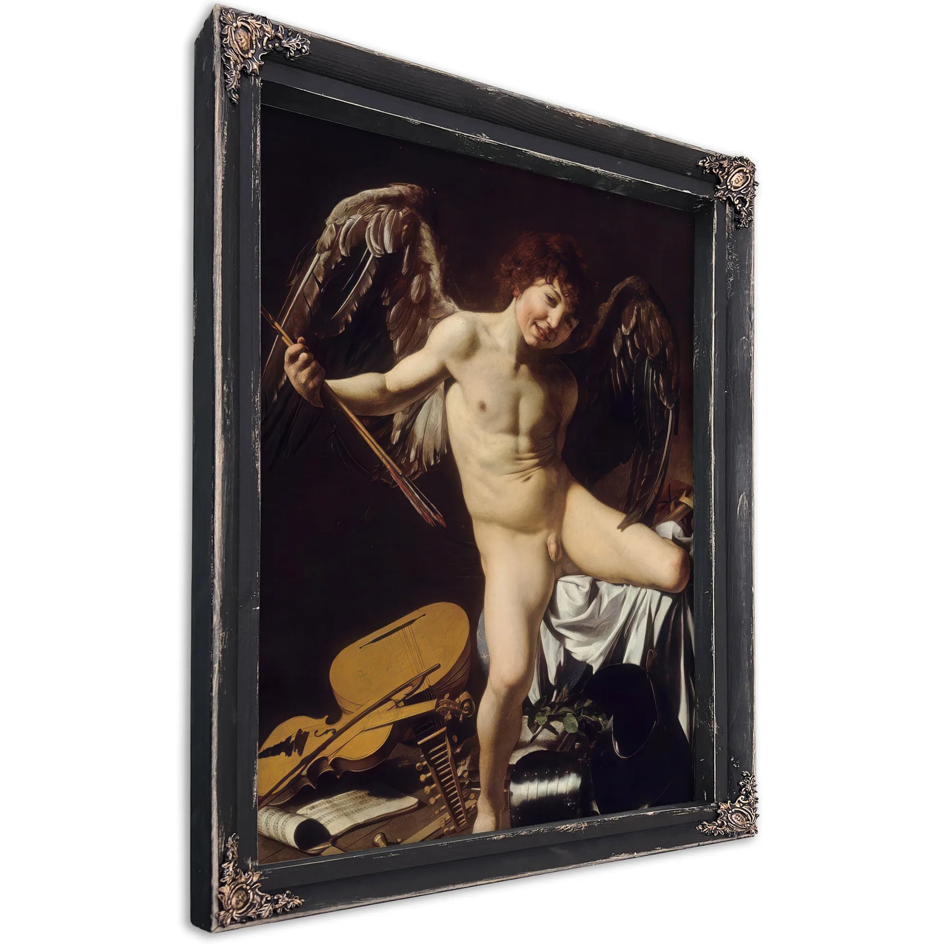Cupid As Victor 1601 By Caravaggio Fine Art Print