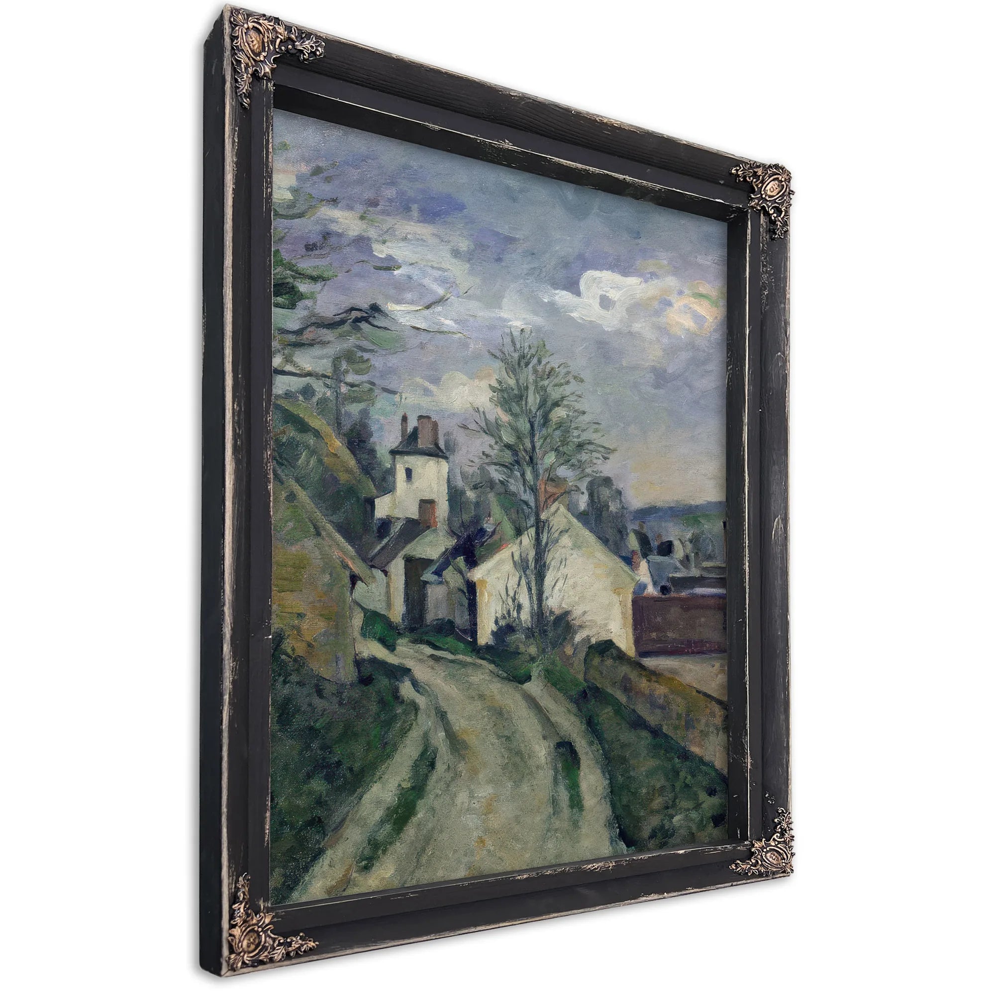The House Of Doctor Gachet (1828 1909) At Auvers By Paul Cezanne Fine Art Print