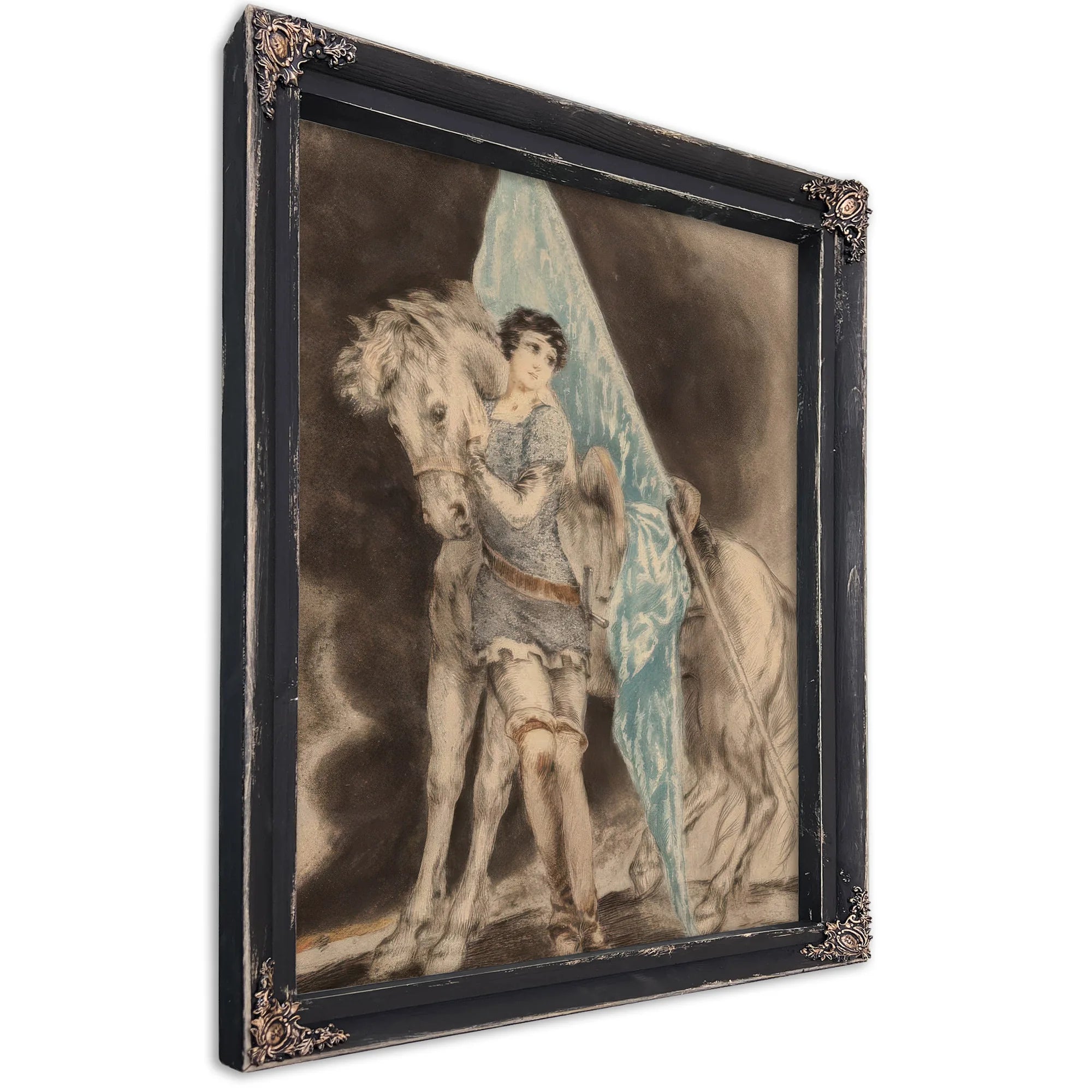 Jeanne D Arc By Louis Icart Fine Art Print