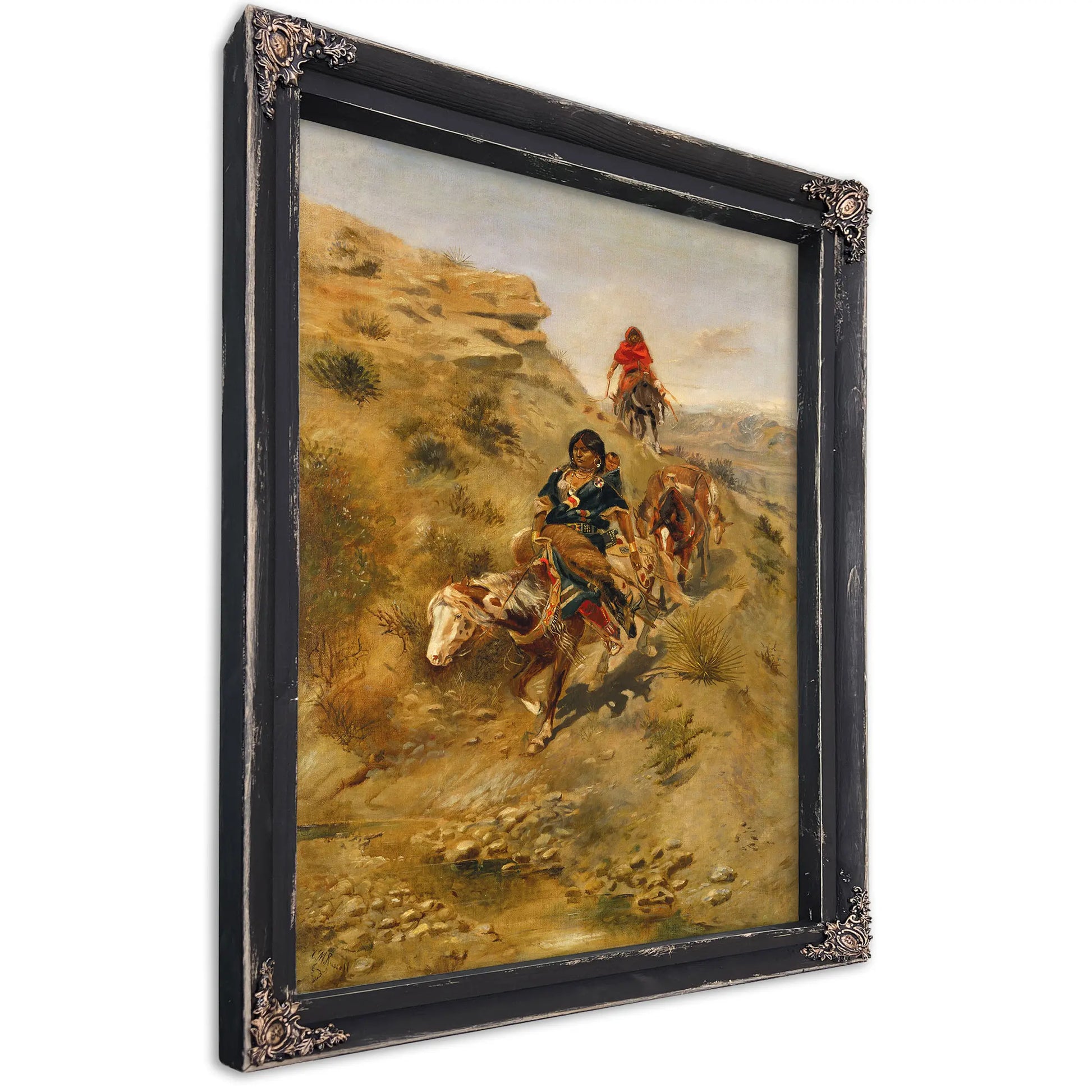 Bringing Home The Meat by Charles Marion Russell