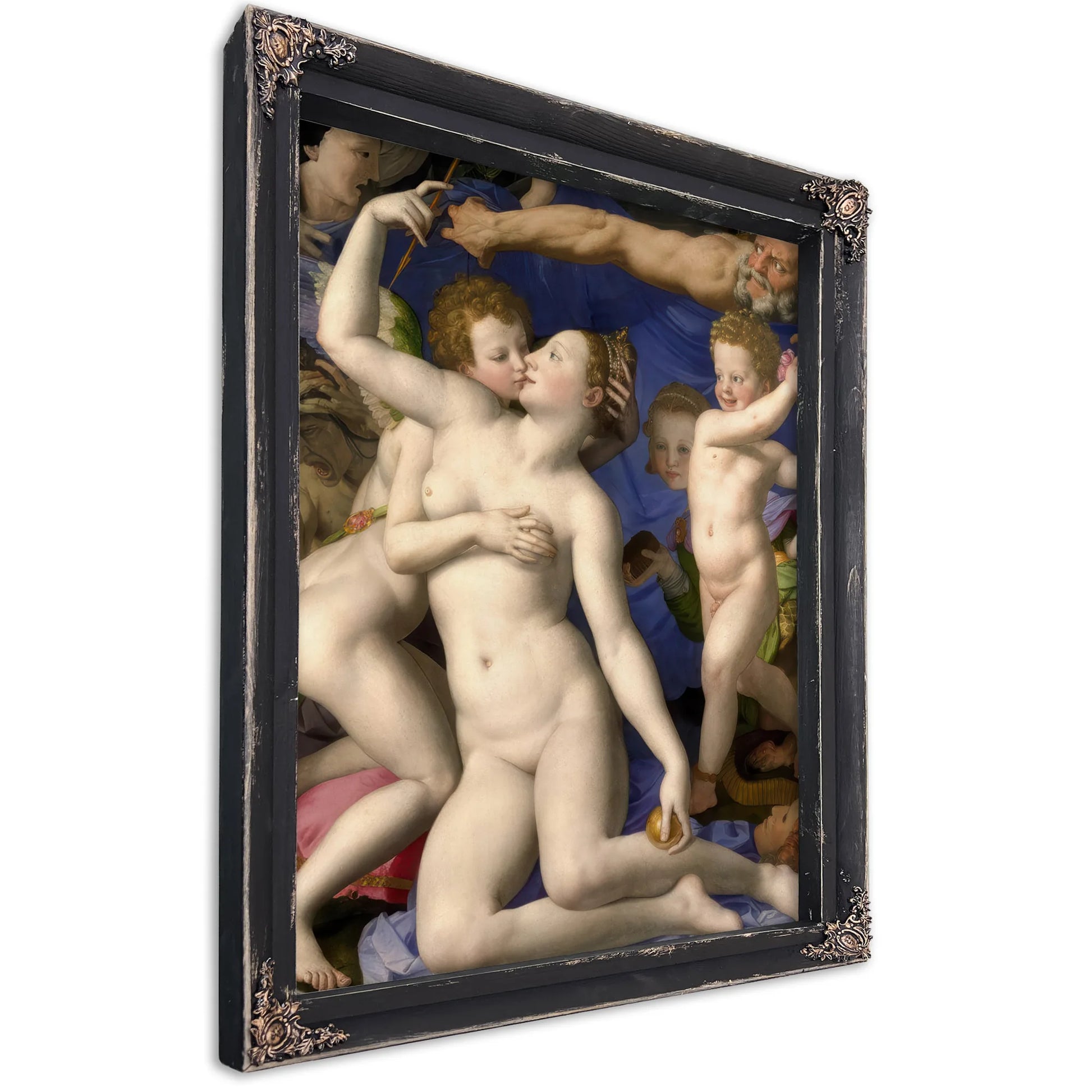 An Allegory With Venus And Cupid 1545 Mannerism National Gallery Uk Medium By Agnolo Bronzino Fine Art Print
