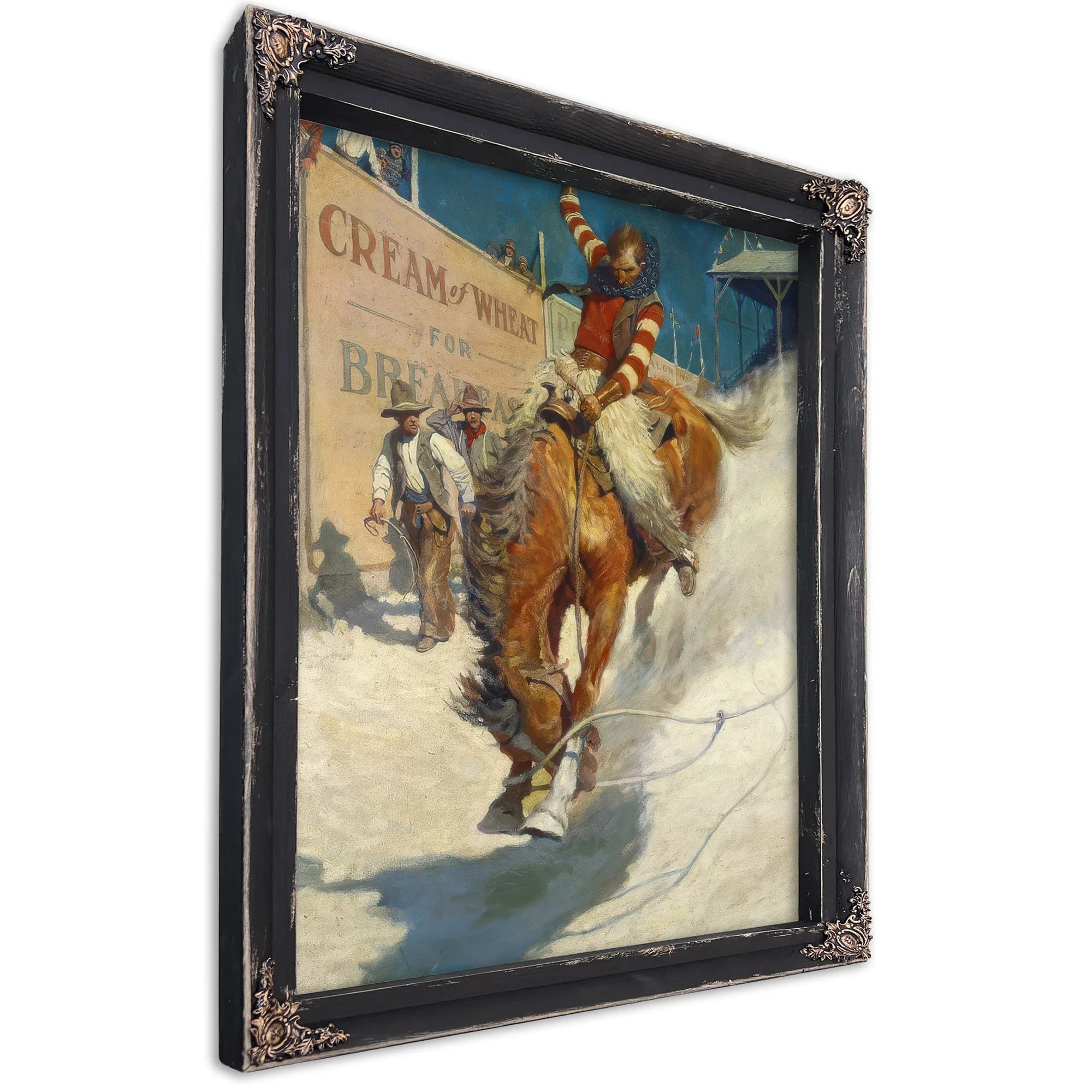 Bronco Buster By NC Wyeth Fine Art Print