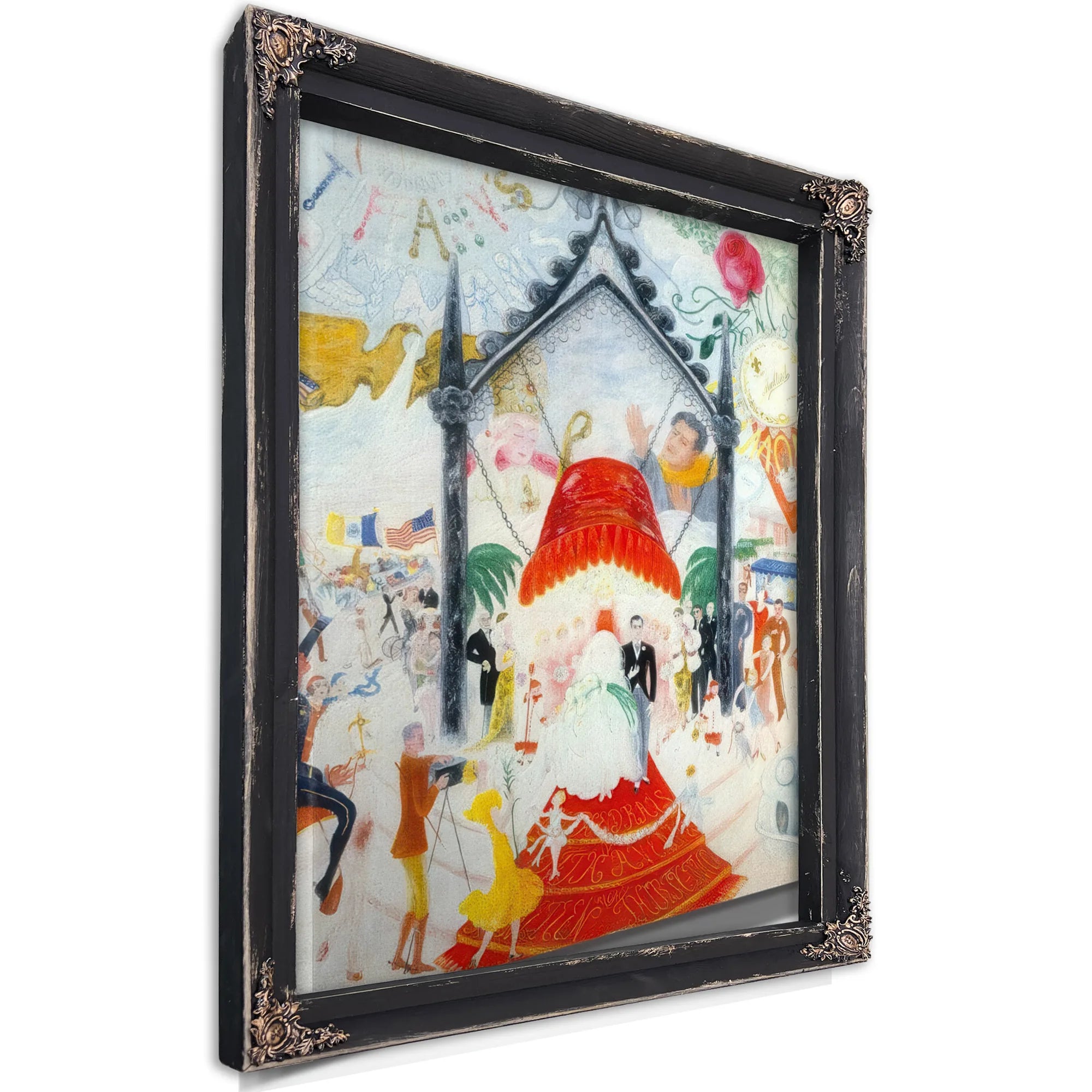 The Cathedrals Of Fifth Avenue By Florine Stettheimer Fine Art Print