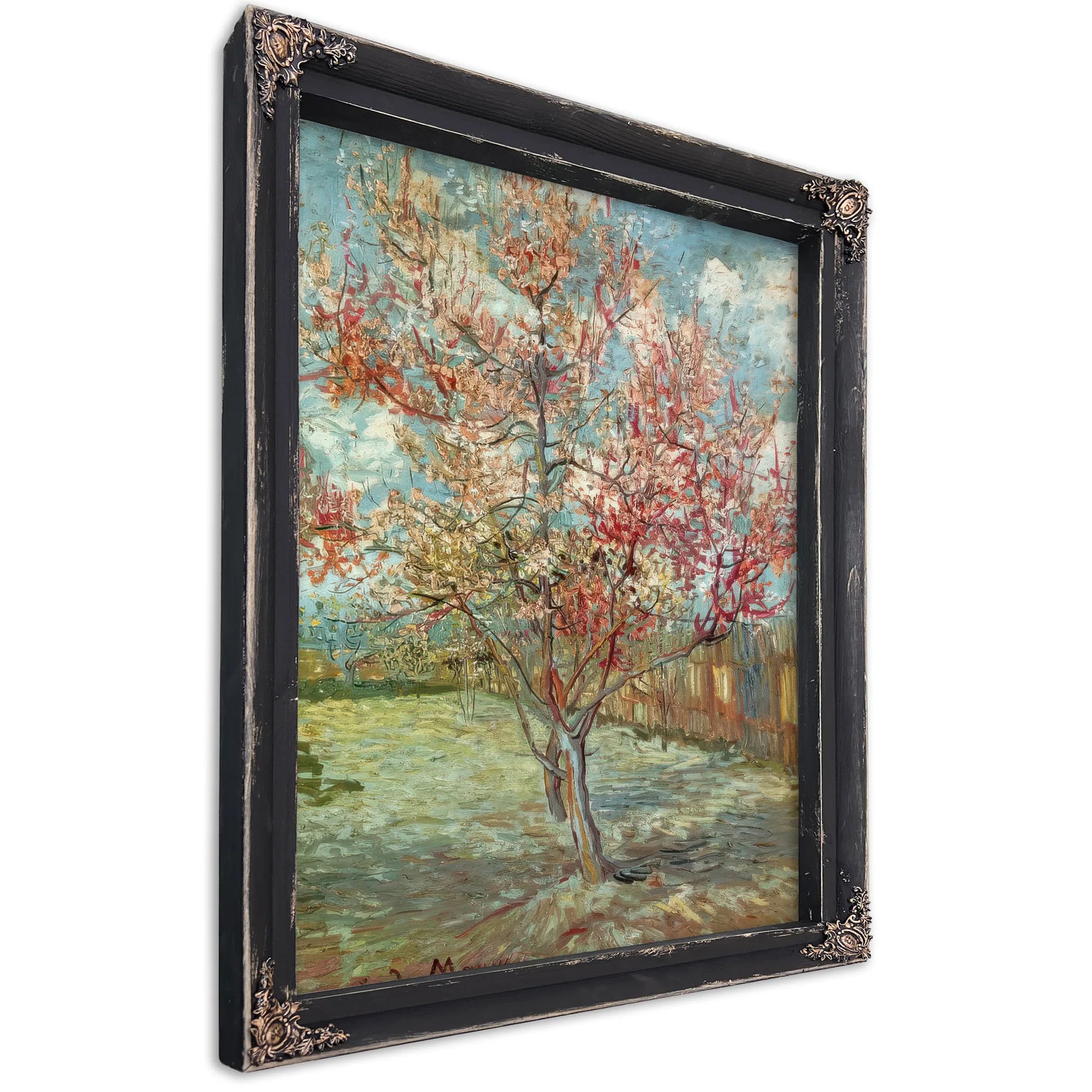 Pink Peach Trees By Vincent Van Gogh Fine Art Print