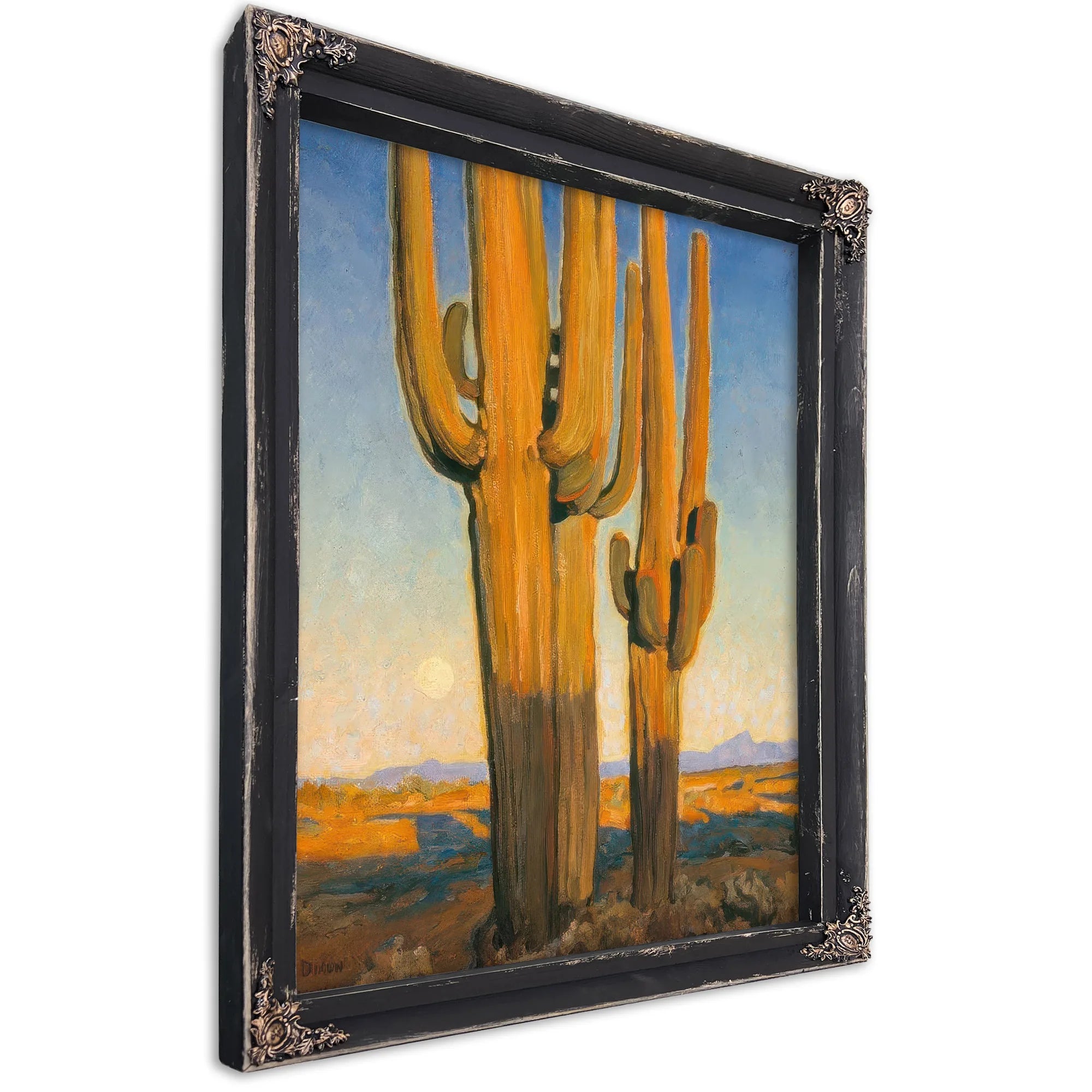 Saguaros Sunset By Maynard Dixon Fine Art Print