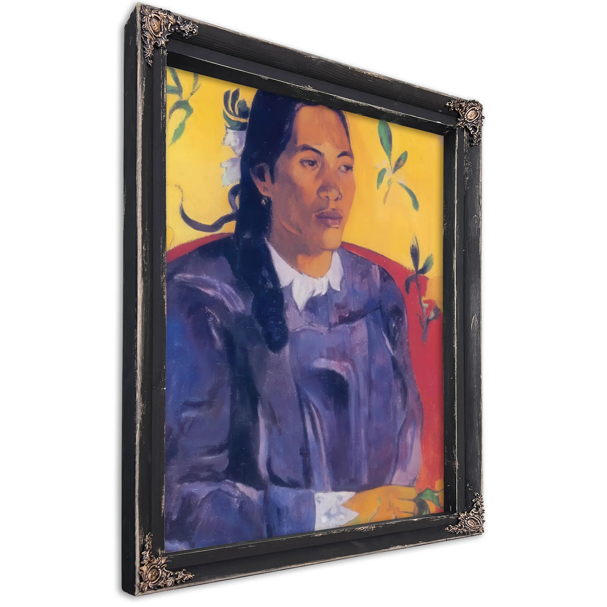 Vahine No Te Tiare ( Woman With A Flower) By Paul Gauguin Fine Art Print