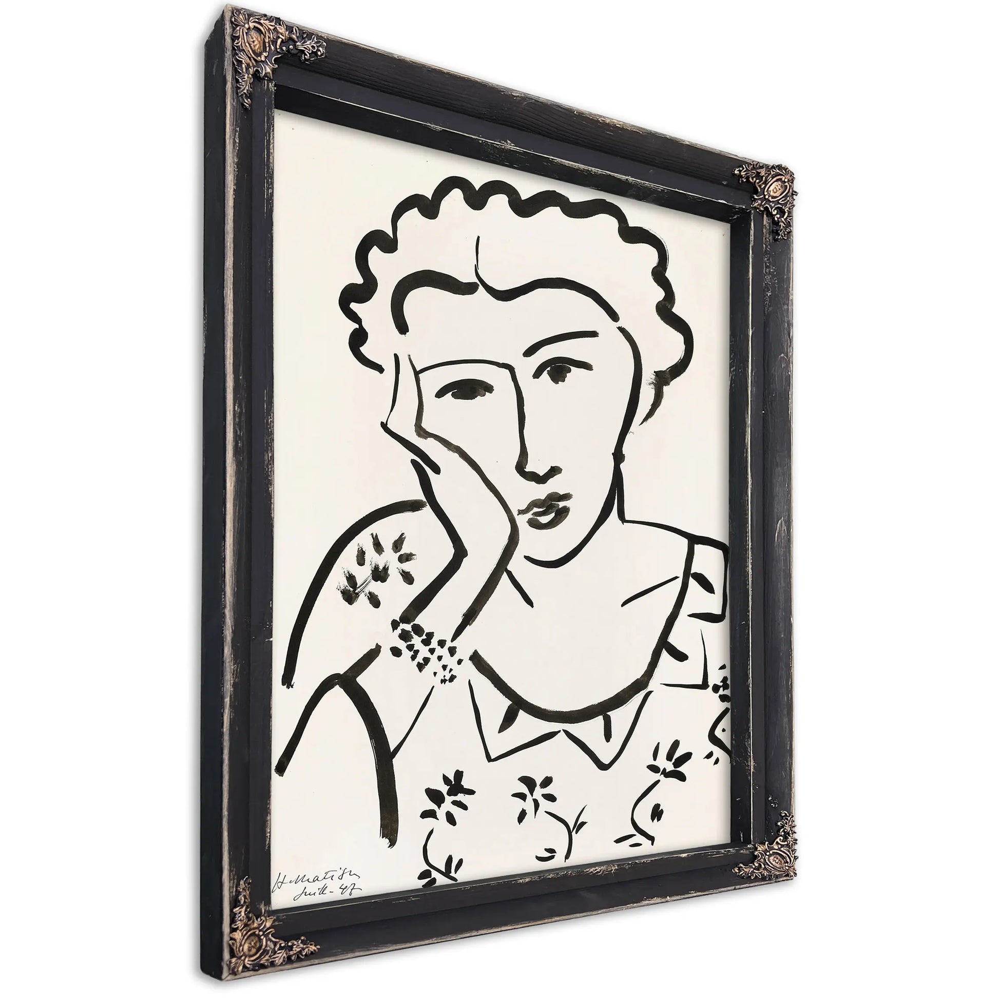 Woman With A Necklace by Henri Matisse
