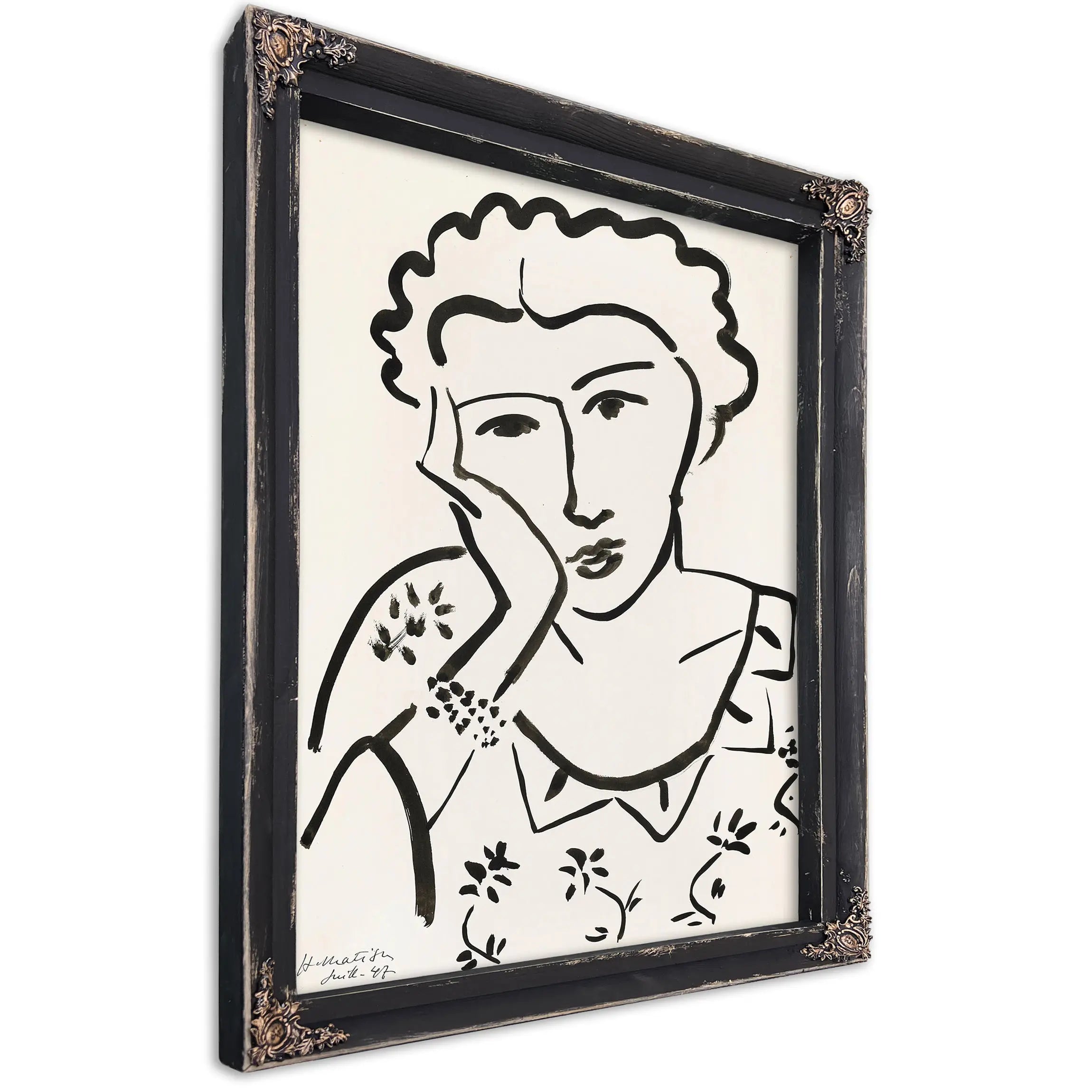 Woman With A Necklace by Henri Matisse