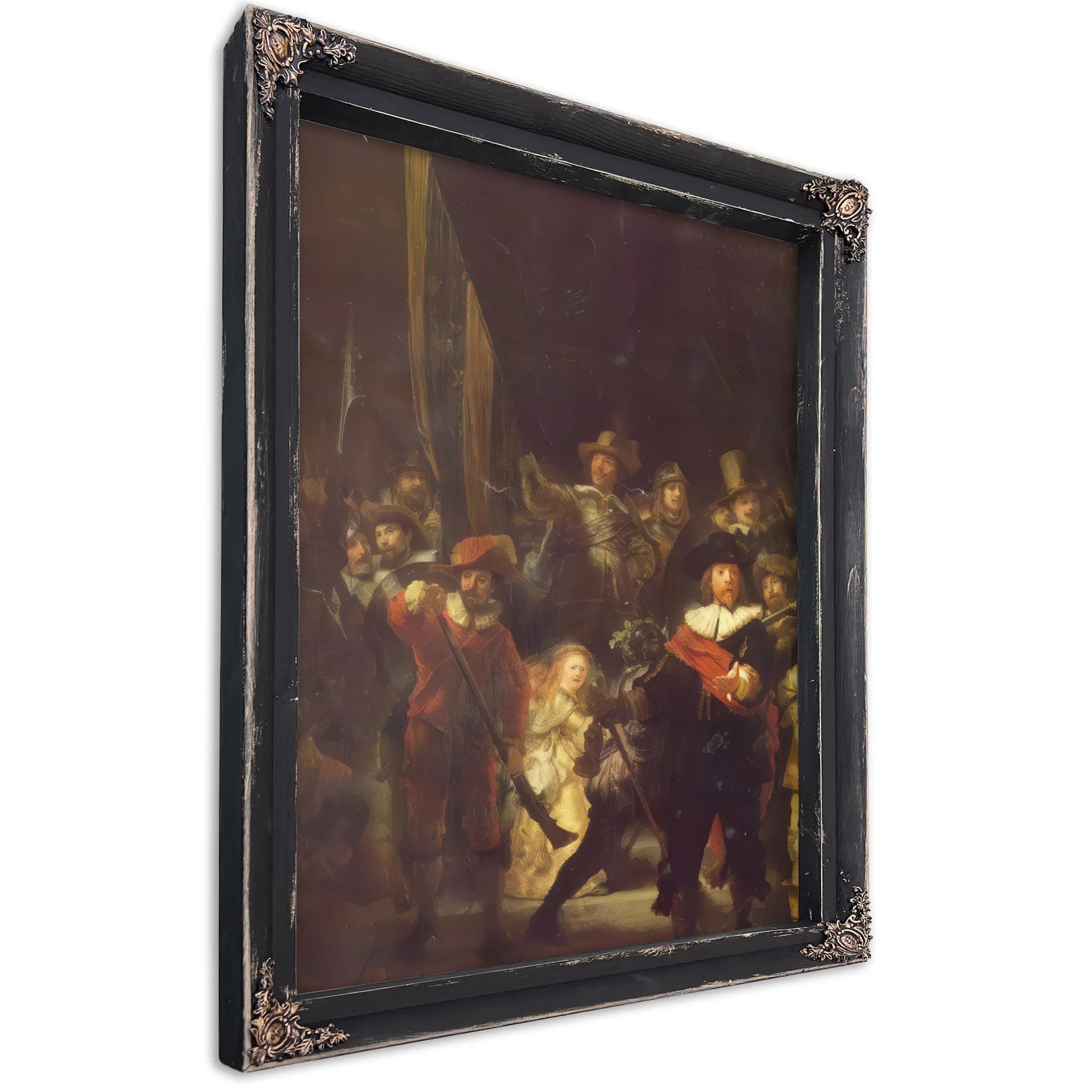 The Militia Company Of Captain Frans Banning Cocq, 1642 By Rembrandt Fine Art Print