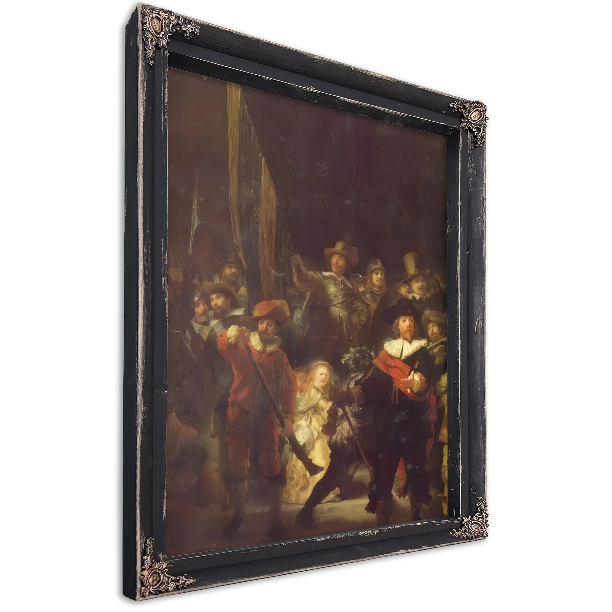 The Militia Company Of Captain Frans Banning Cocq, 1642 By Rembrandt Fine Art Print