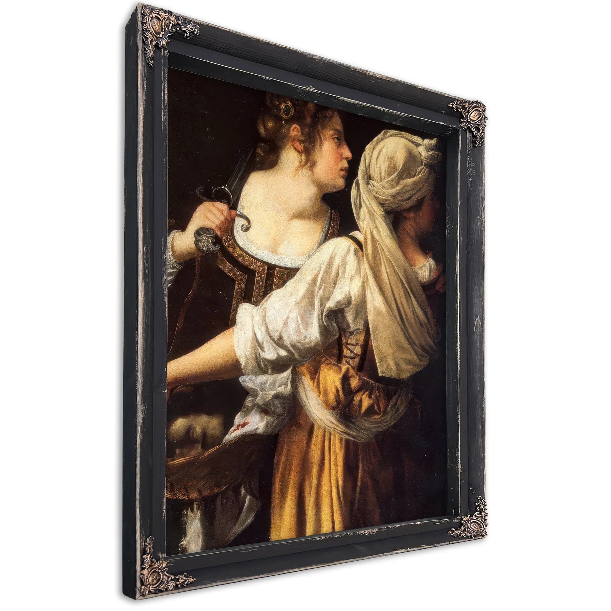 Judith And Her Maidservant 1619 By Artemisia Gentileschi Fine Art Print