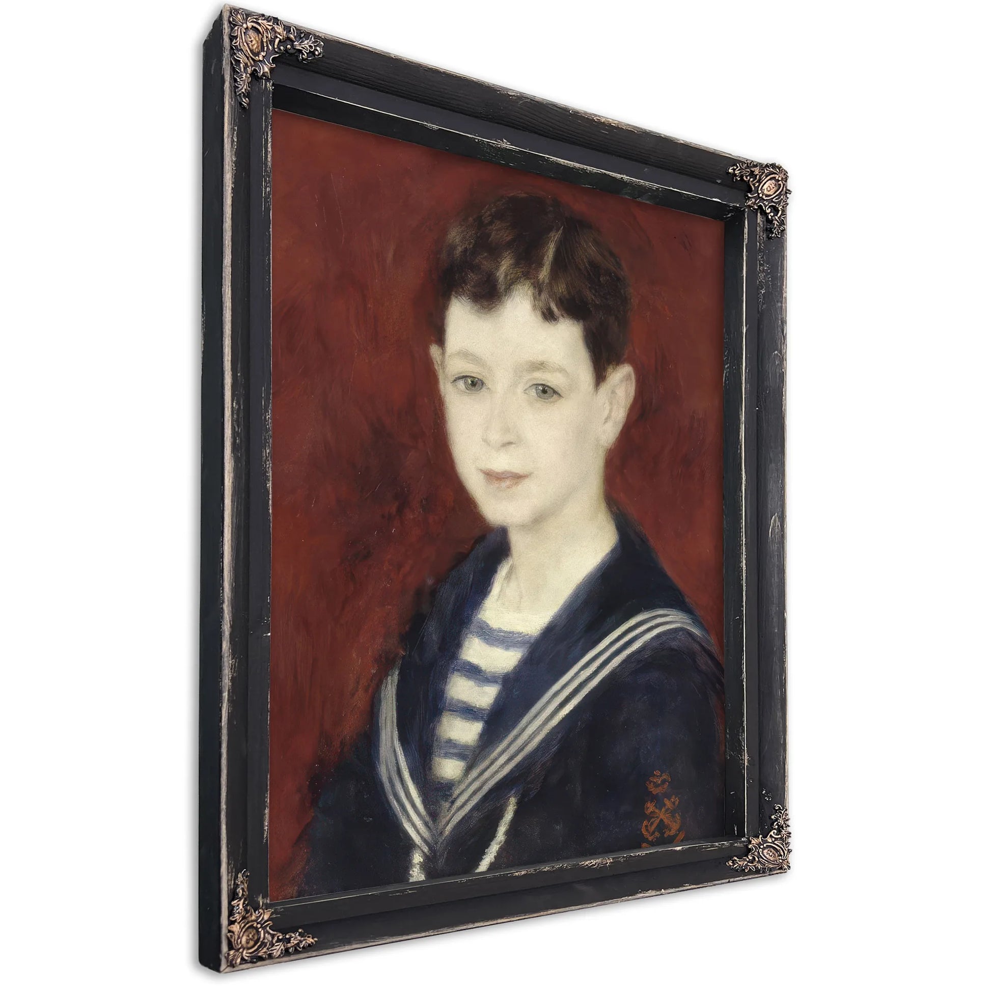 Fernand Halphen As A Boy By Pierre Auguste Renoir Fine Art Print