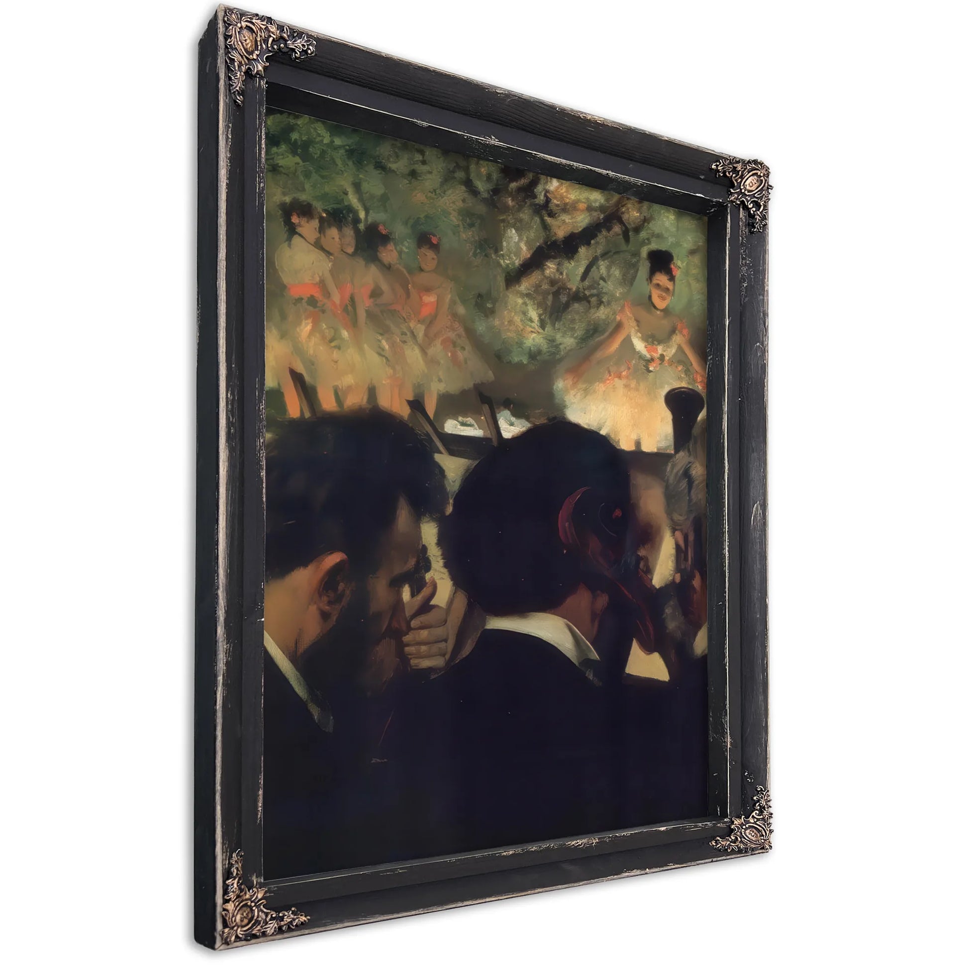 Musicians In The Orchestra By Edgar Degas Fine Art Print
