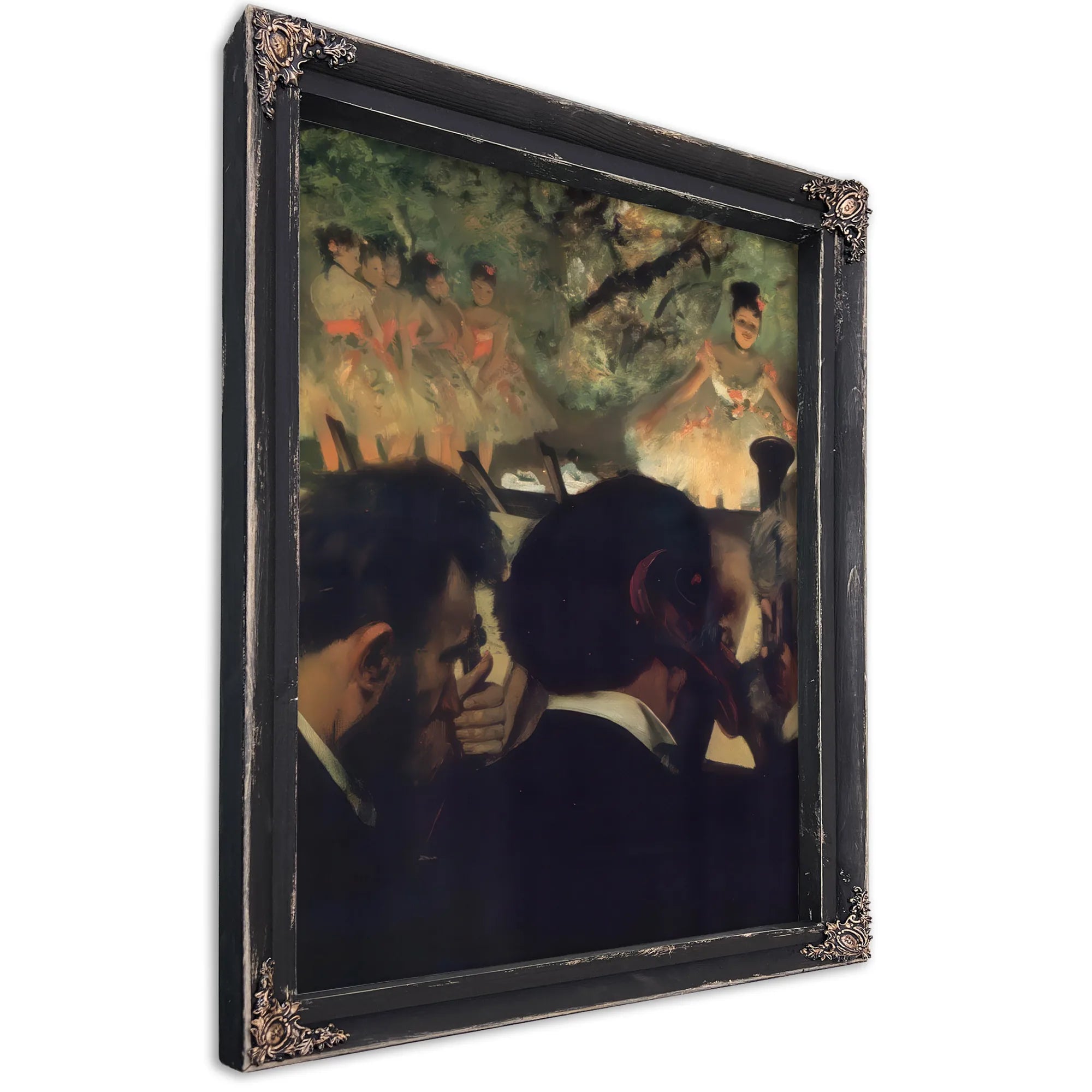 Musicians In The Orchestra By Edgar Degas Fine Art Print