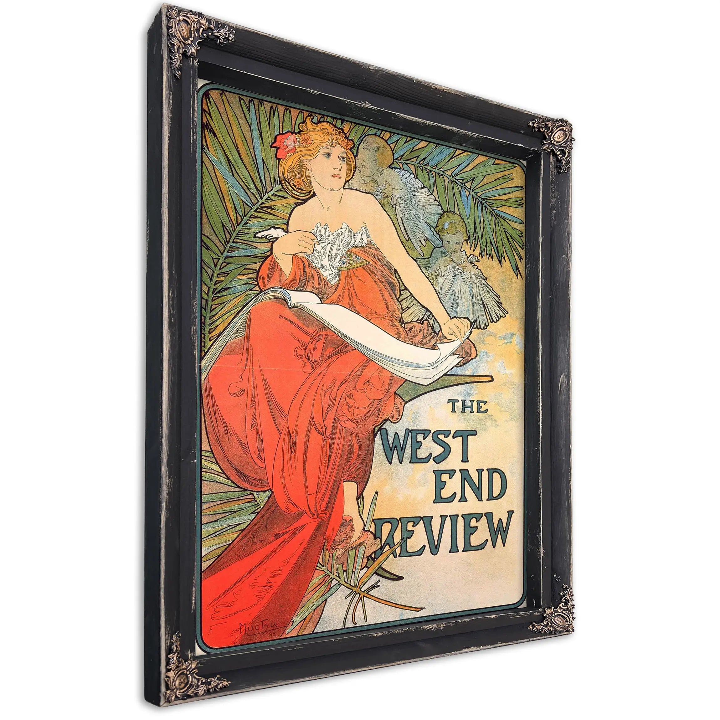The West End Review by Alphonse Mucha