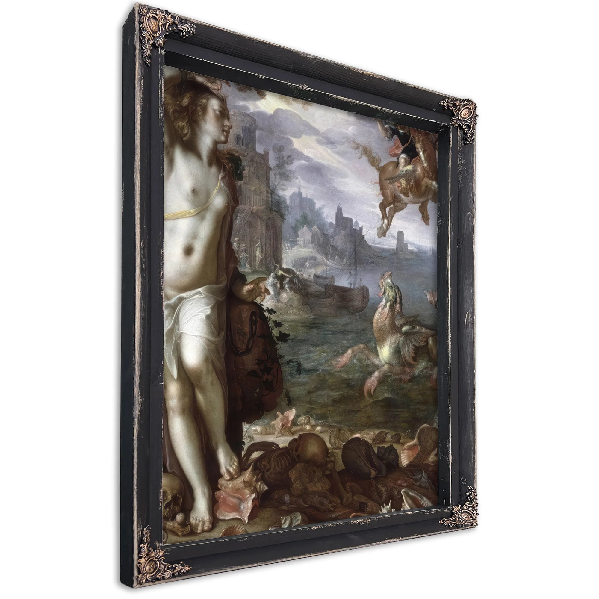 Perseus Rescuing Andromeda By Joachim Wtewael Fine Art Print