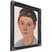 Self Portrait With Amber Necklace By Paula Modersohn Becker
