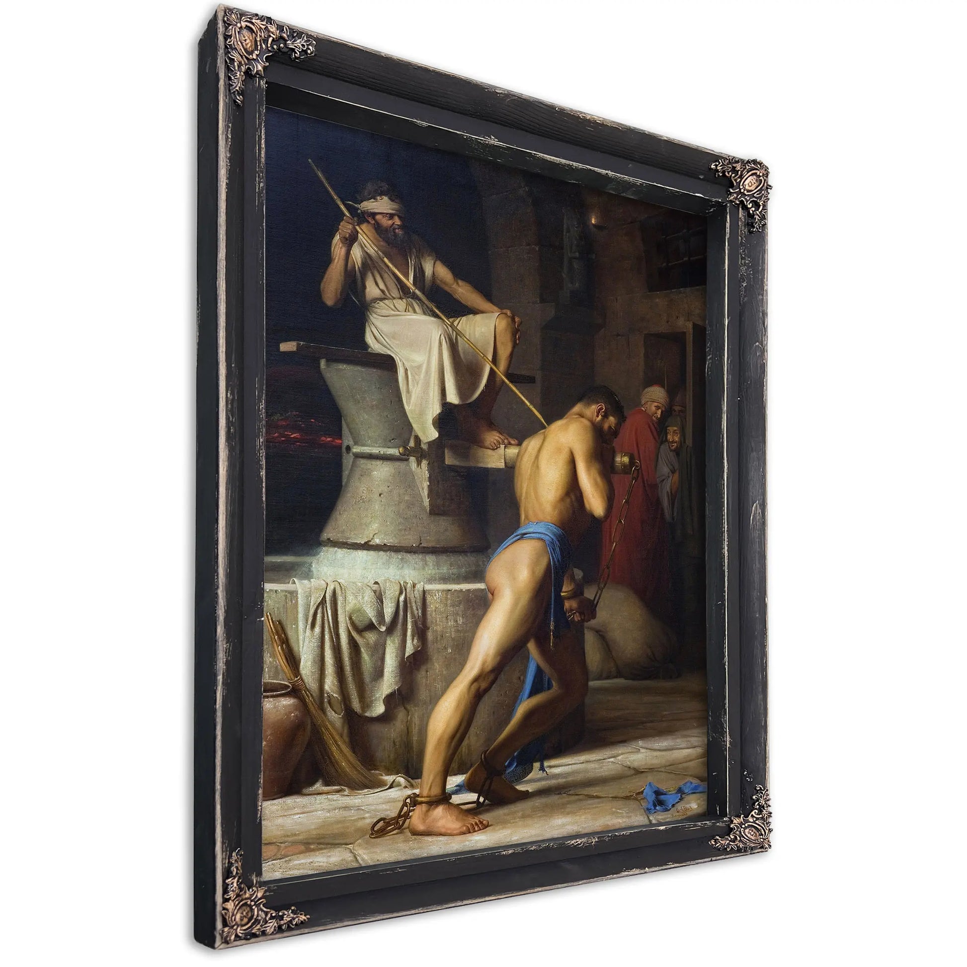 Samson And The Philistines by Carl Bloch