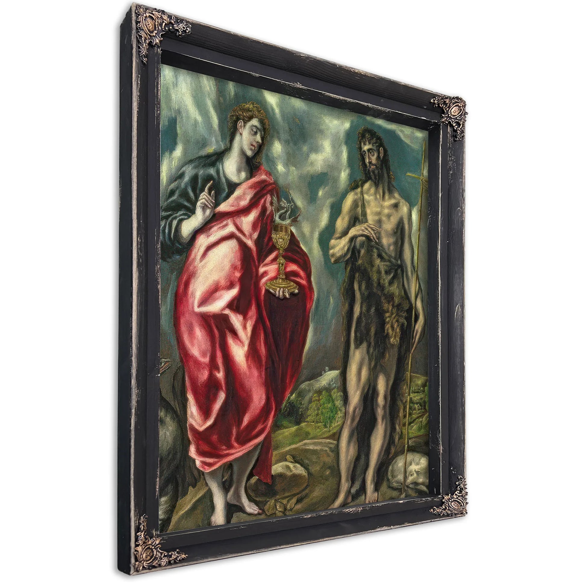 St John The Evangelist And St. John The Baptist By El Greco Fine Art Print