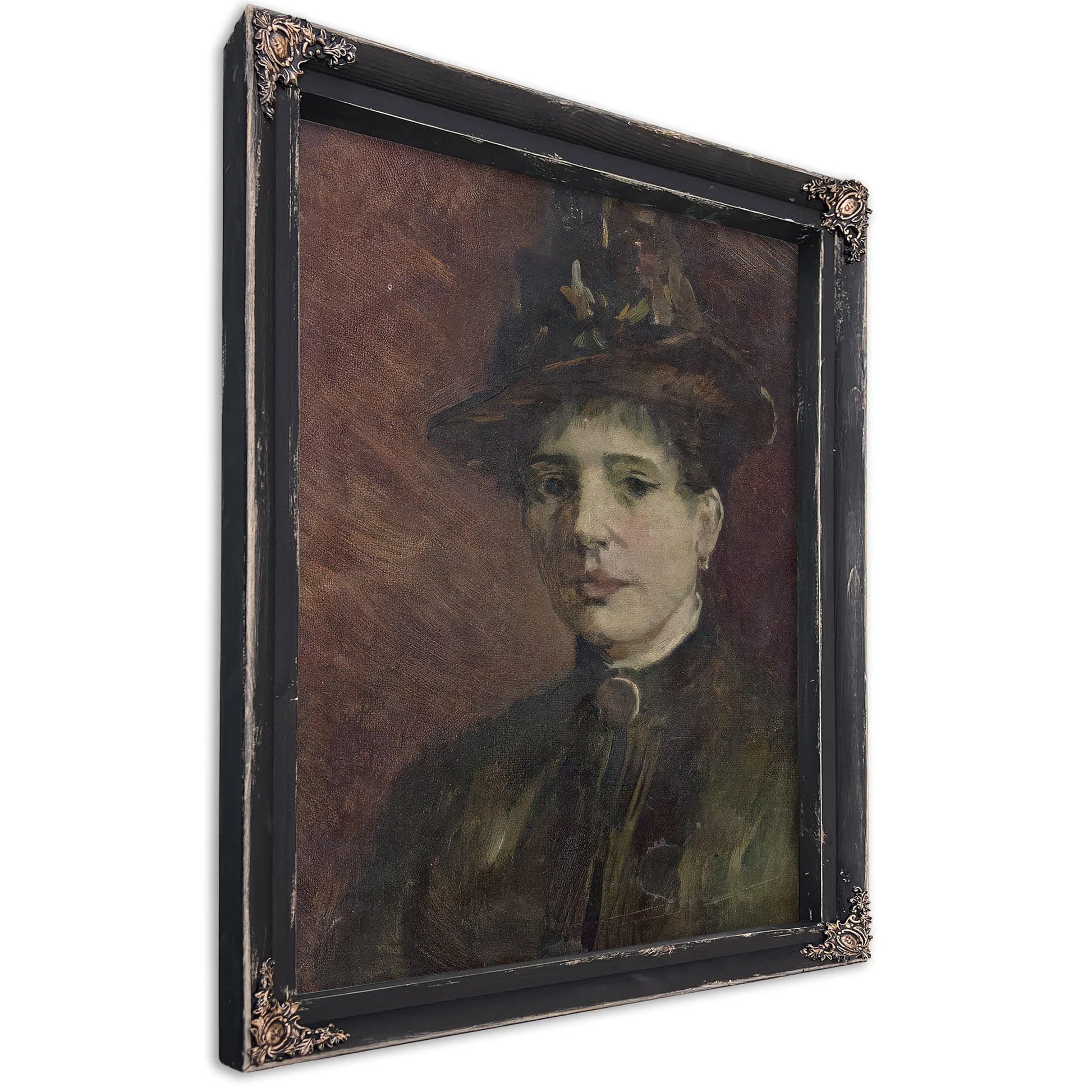Portrait Of A Woman By Vincent Van Gogh Fine Art Print