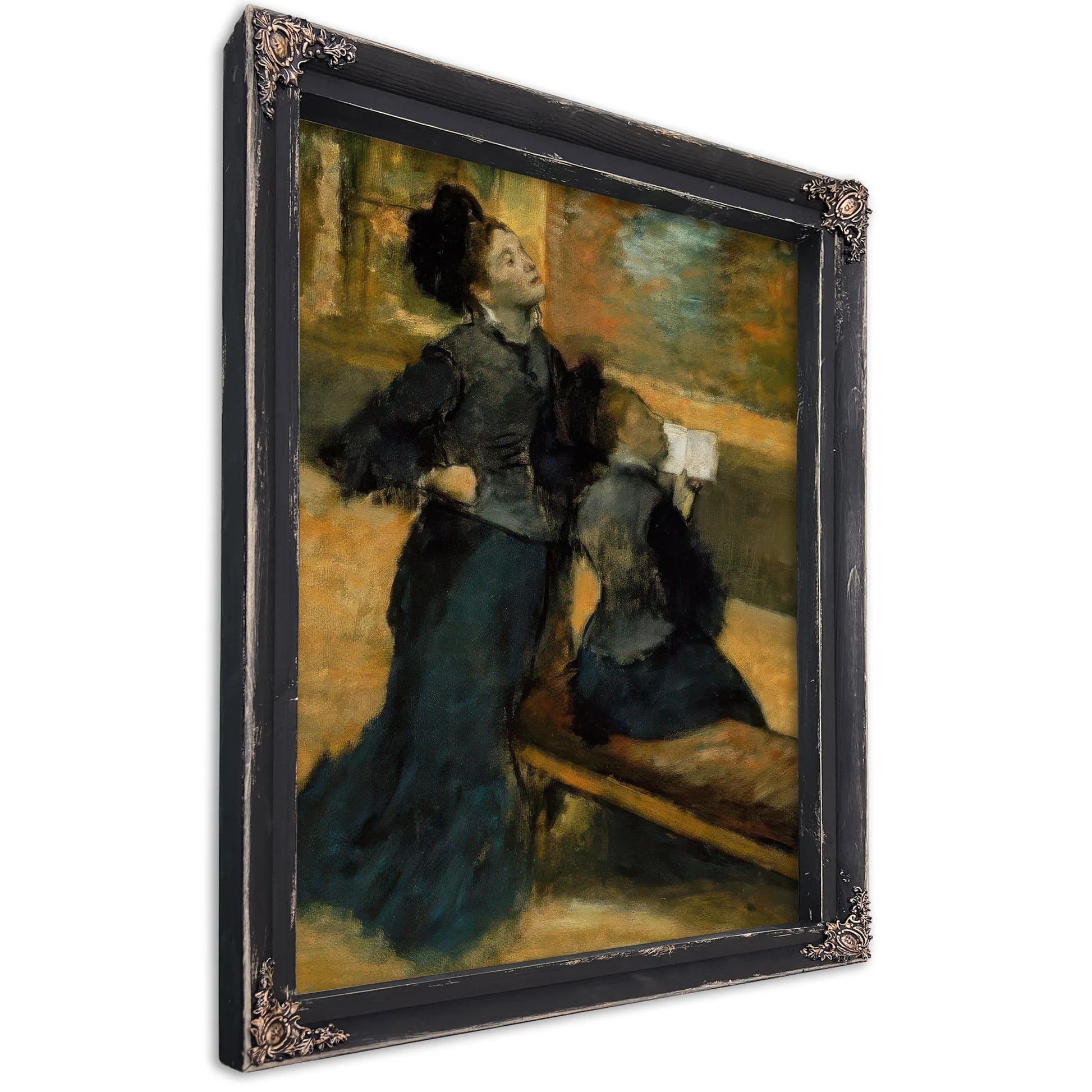 Visit To A Museum By Edgar Degas Fine Art Print