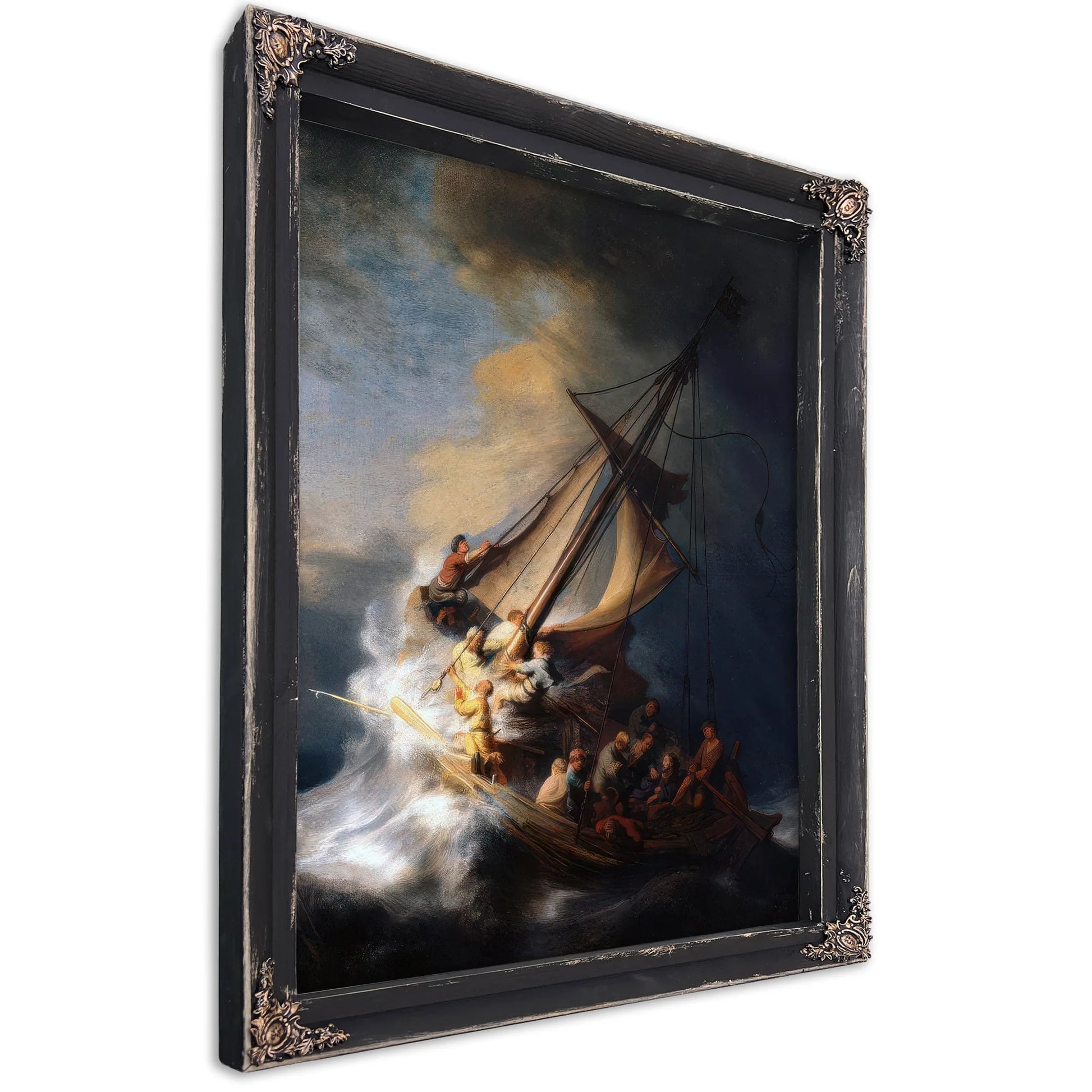 Christ In The Storm On The Sea Of Galilee 1633 By Rembrandt Fine Art Print