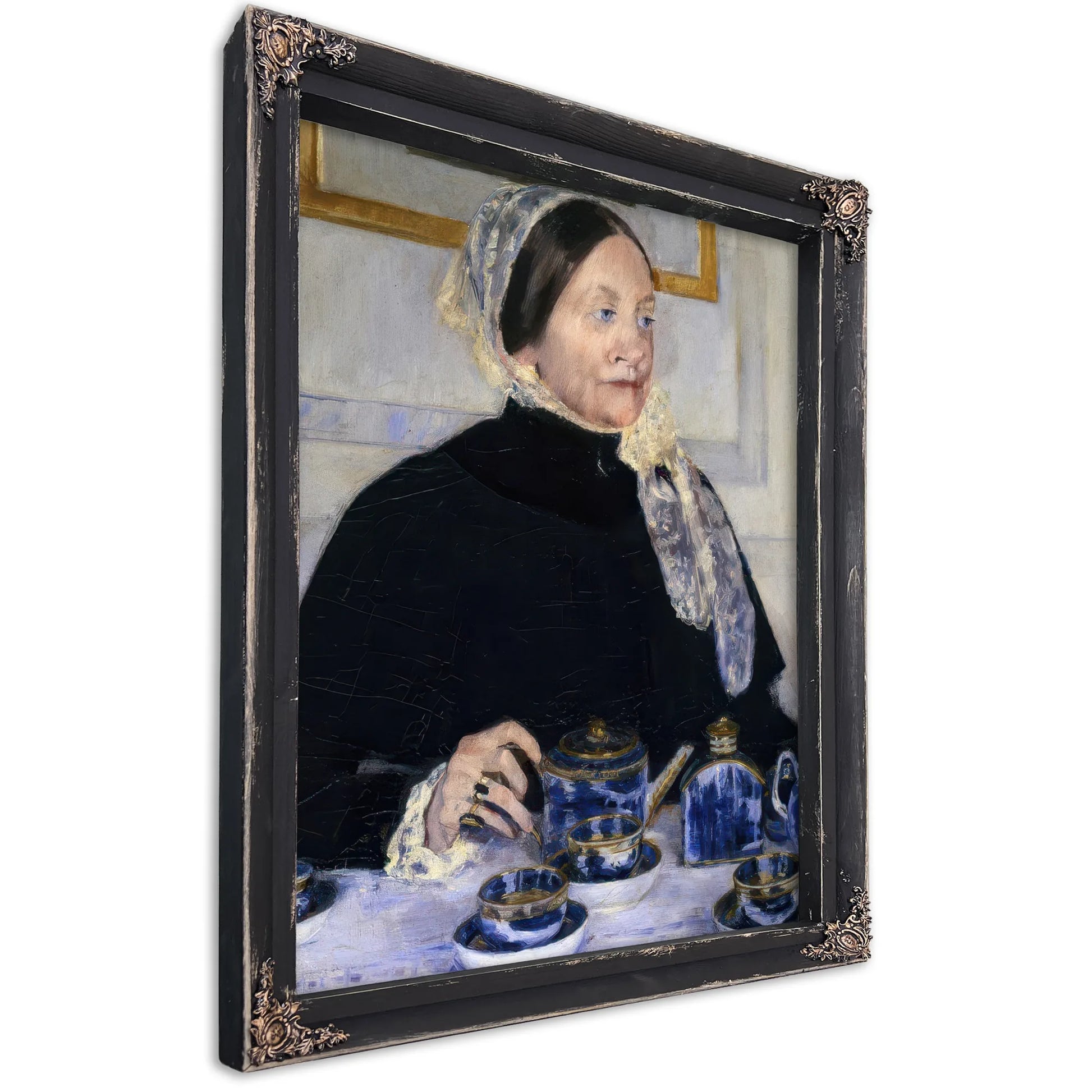 Lady At The Tea Table 2 By Mary Cassatt Fine Art Print