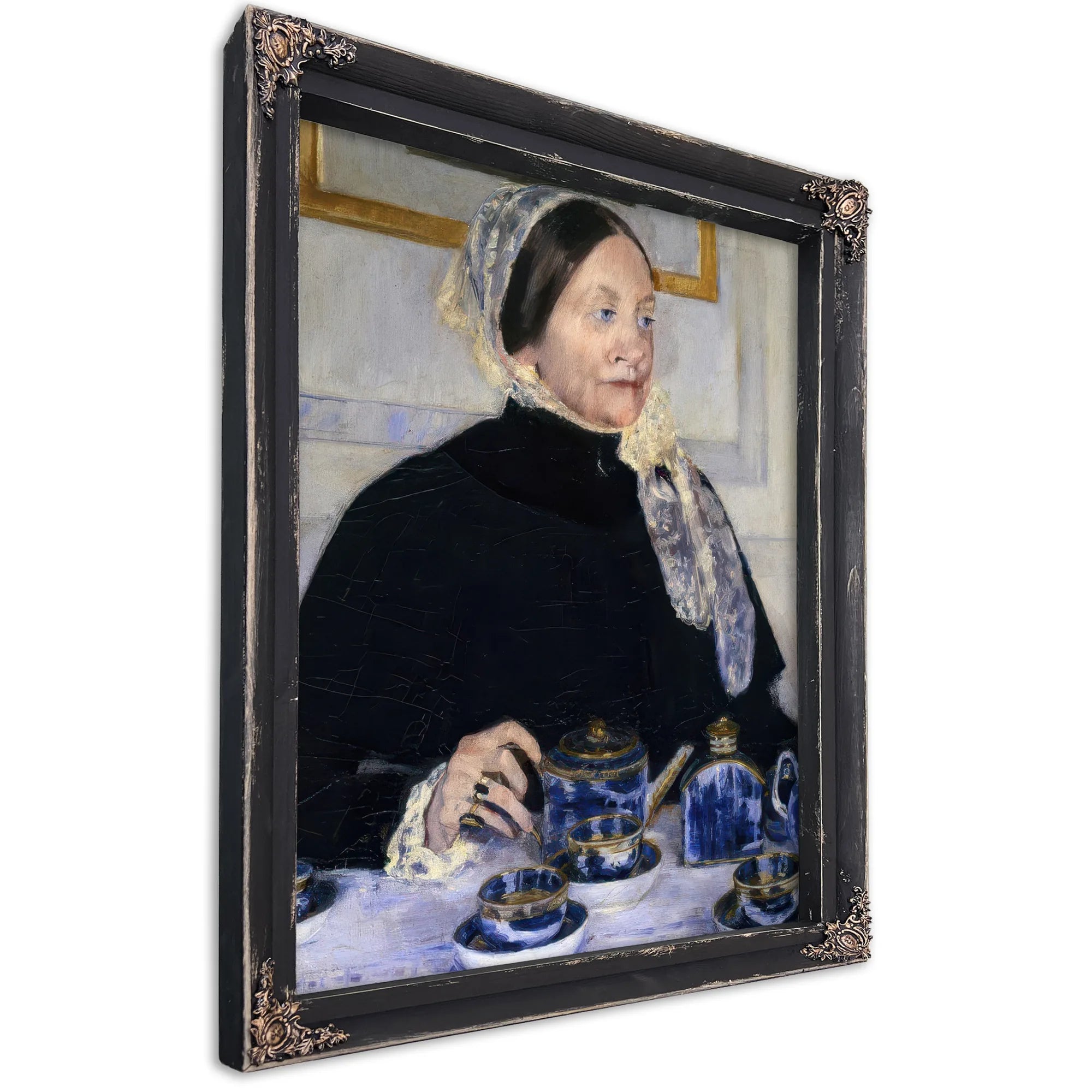 Lady At The Tea Table 2 By Mary Cassatt Fine Art Print