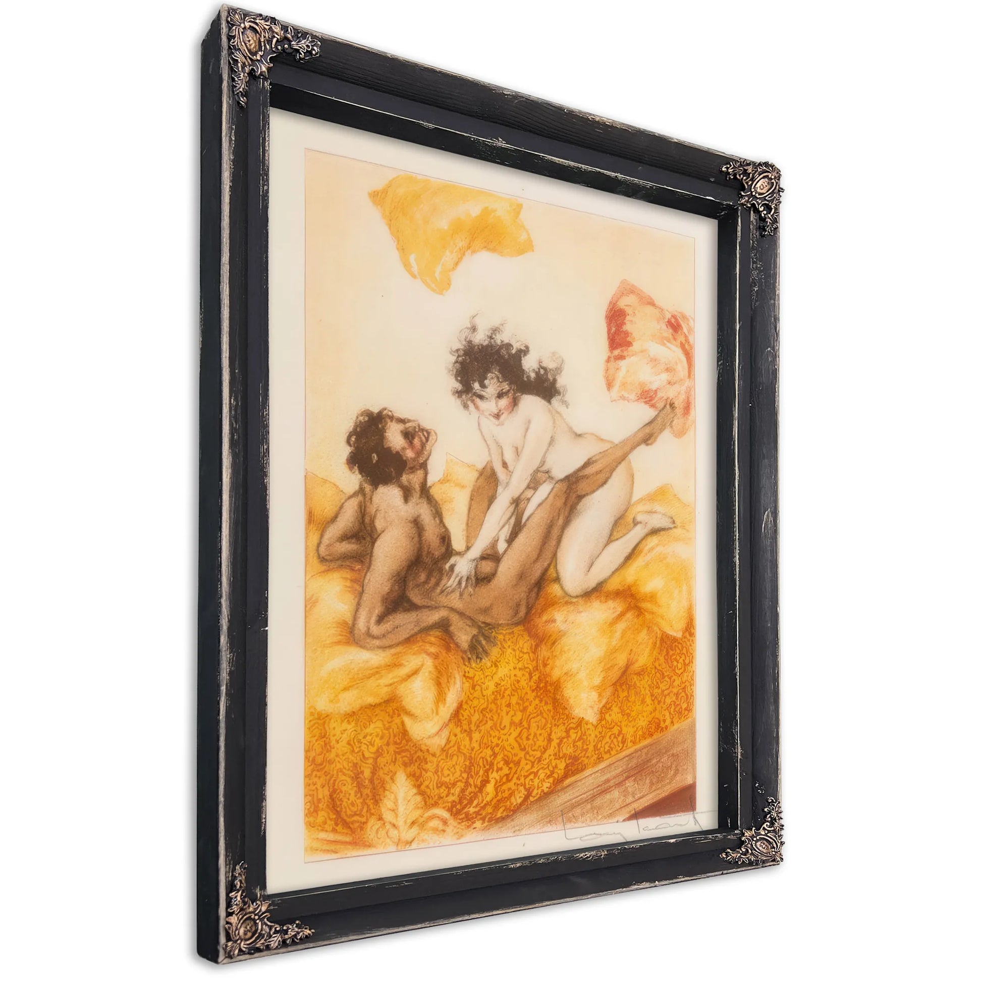 Le Sopha 1935 By Louis Icart Fine Art Print