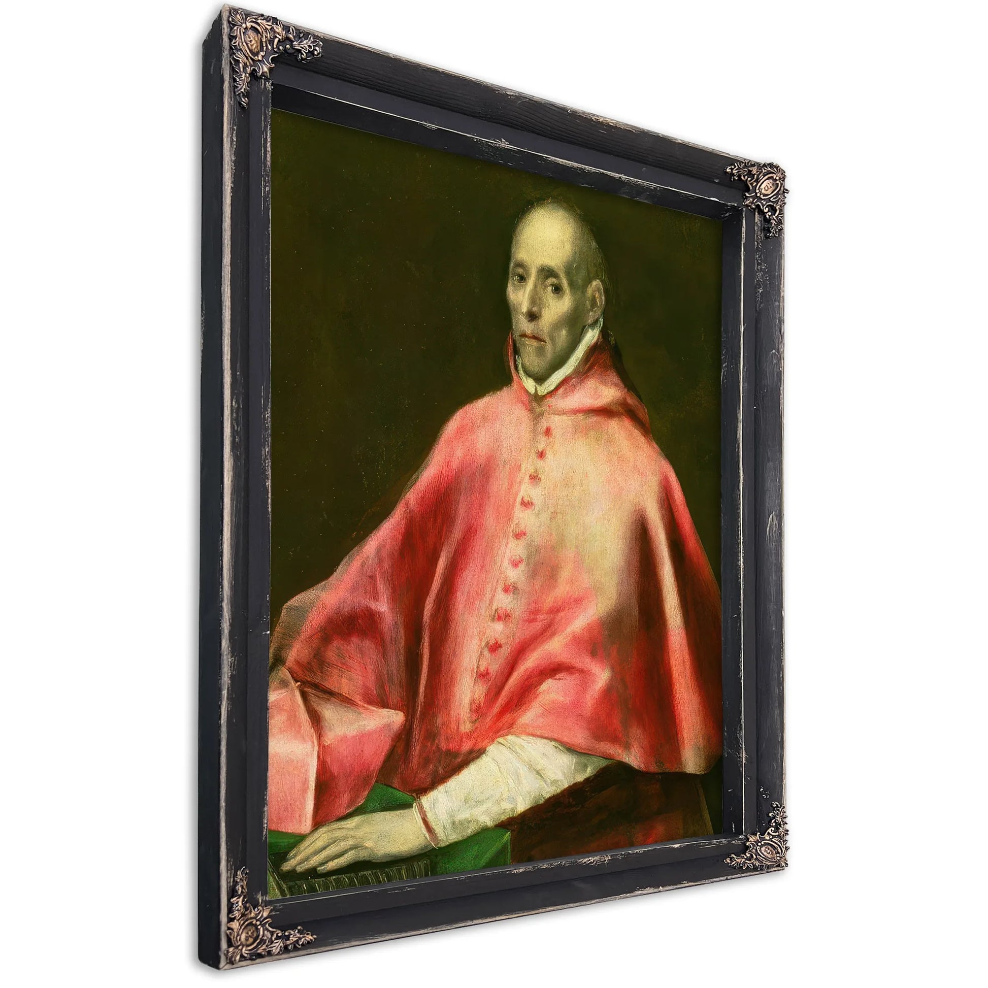 Portrait Of Cardinal Juan De Tavera (Oil On Canvas) By El Greco Fine Art Print