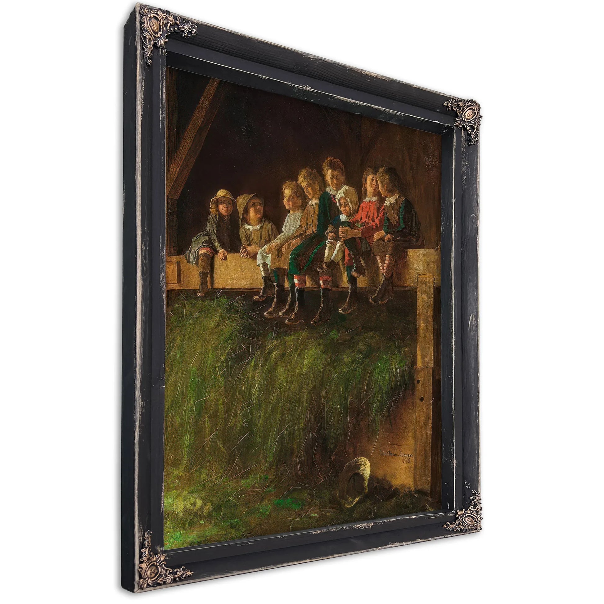 Barn Swallows By Eastman Johnson Fine Art Print