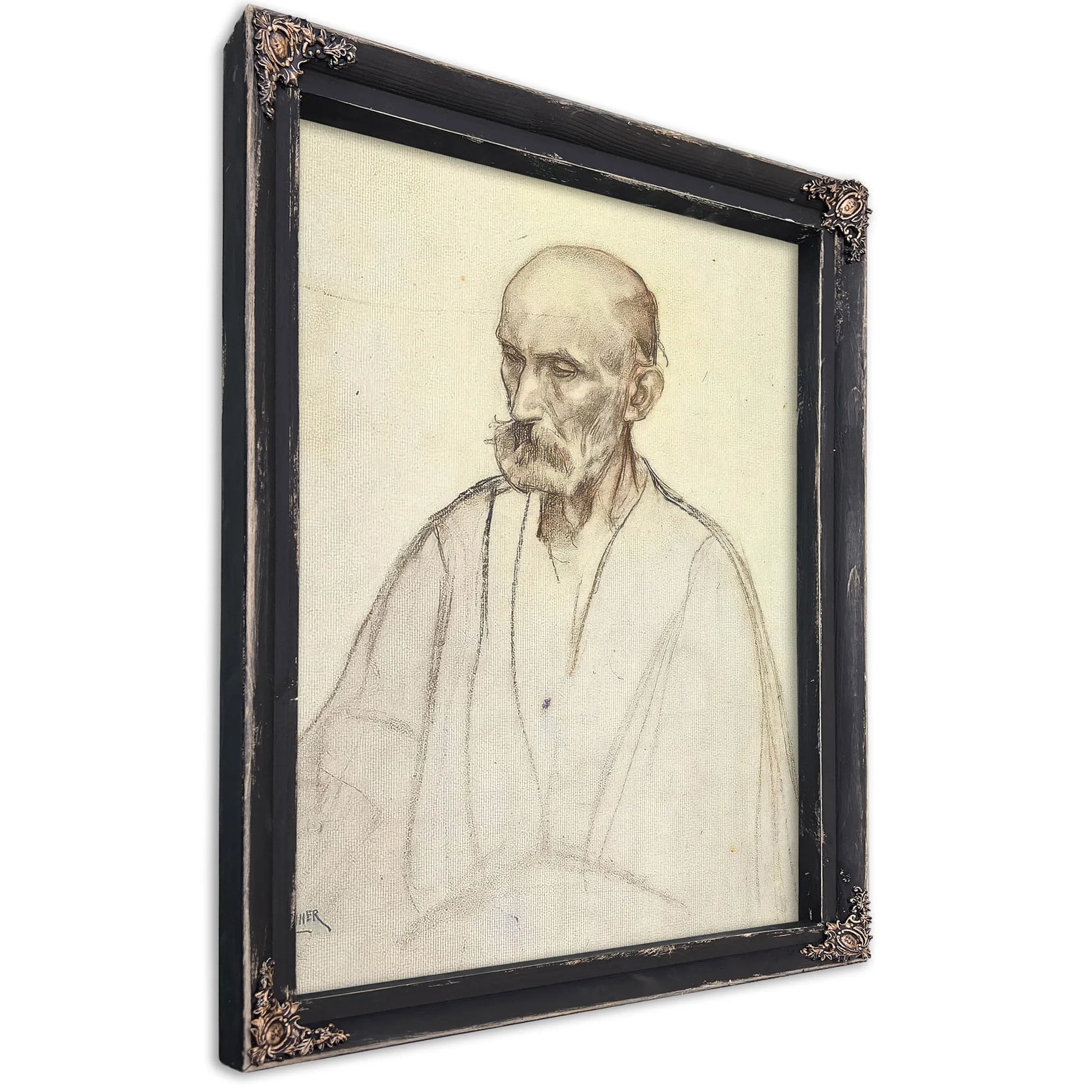 Study For The Disciple Peter By Henry Ossawa Tanner Fine Art Print