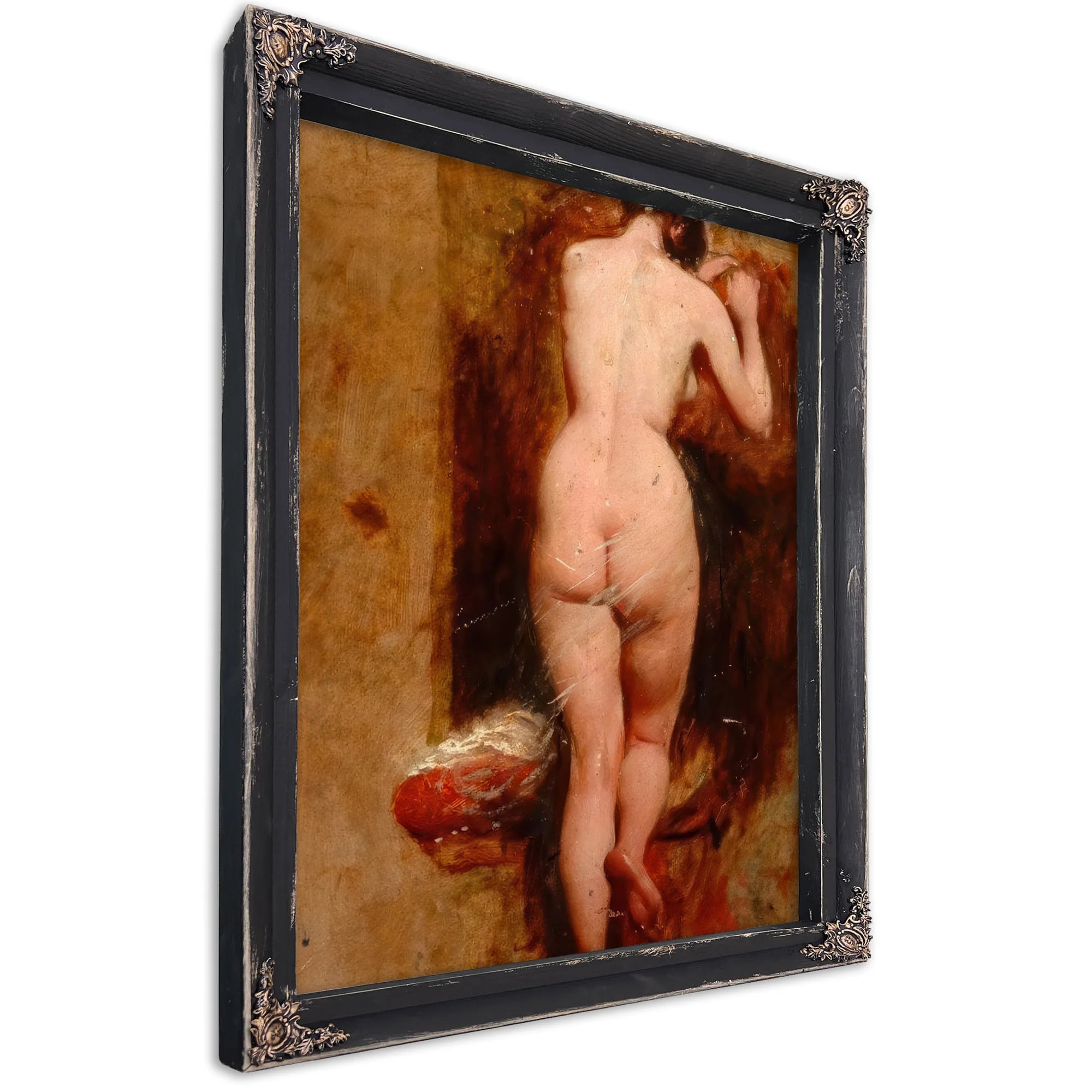 Standing Female Nude, Back View By William Etty Fine Art Print