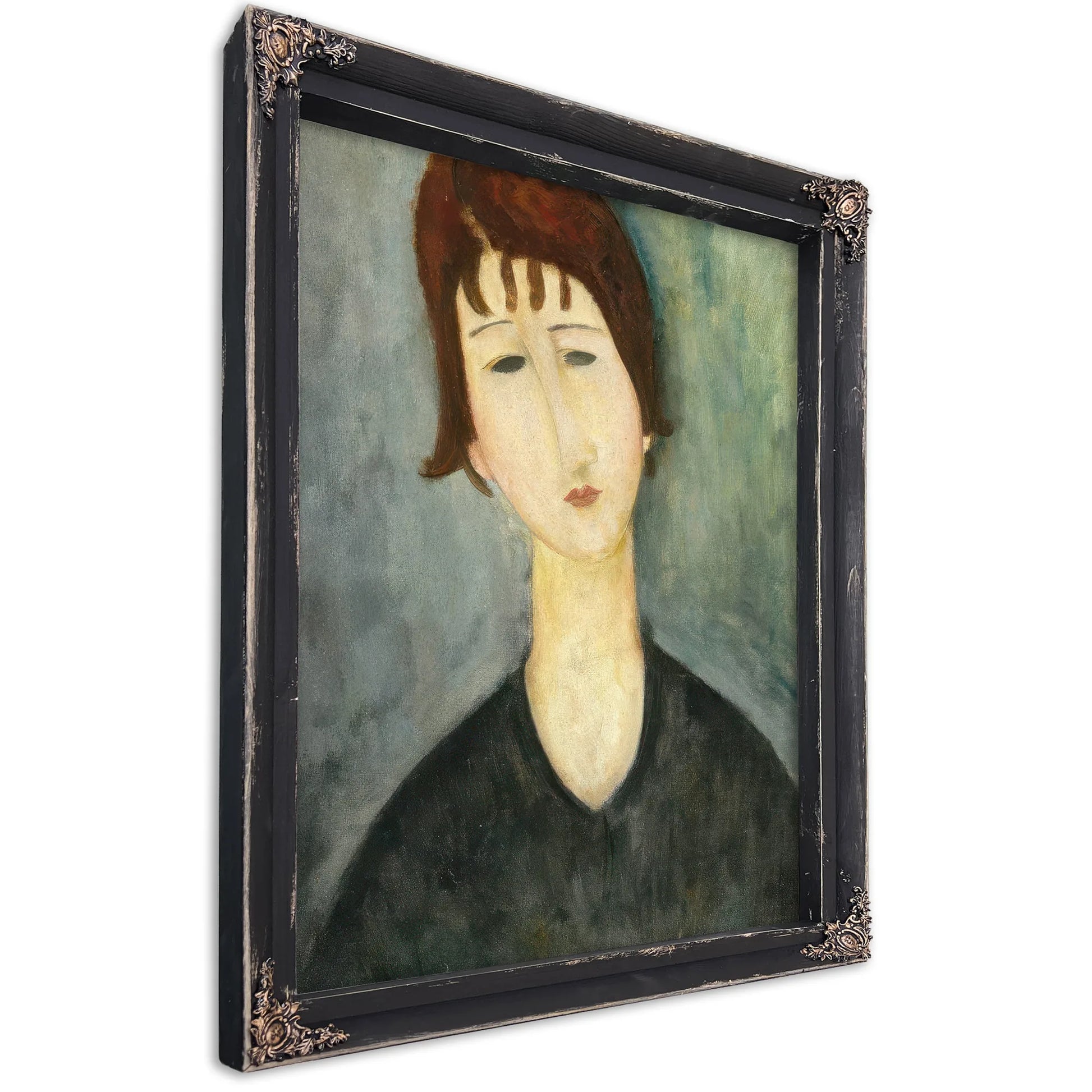 A Woman By Amedeo Modigliani Fine Art Print