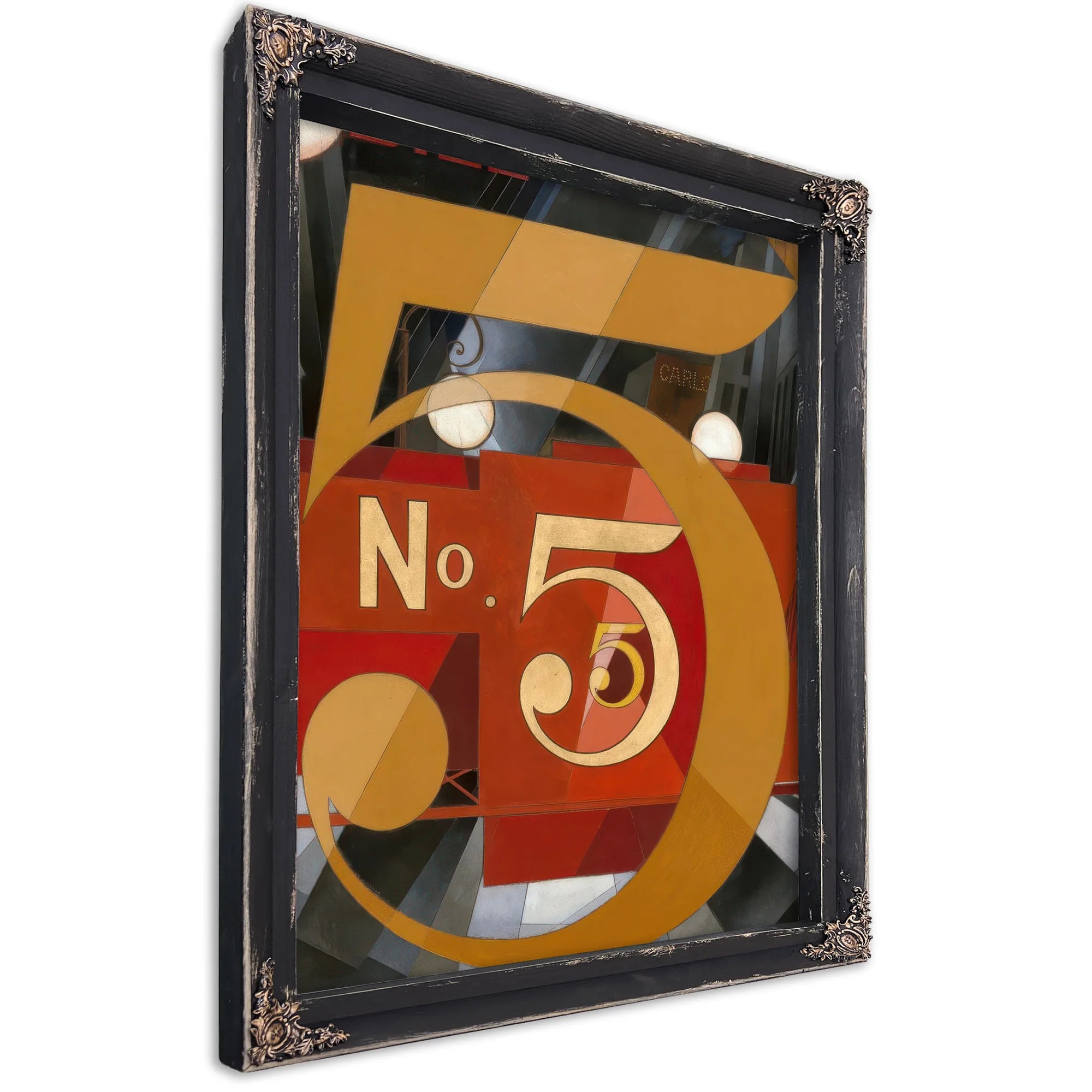 I Saw The Figure 5 In Gold By Charles Demuth Fine Art Print