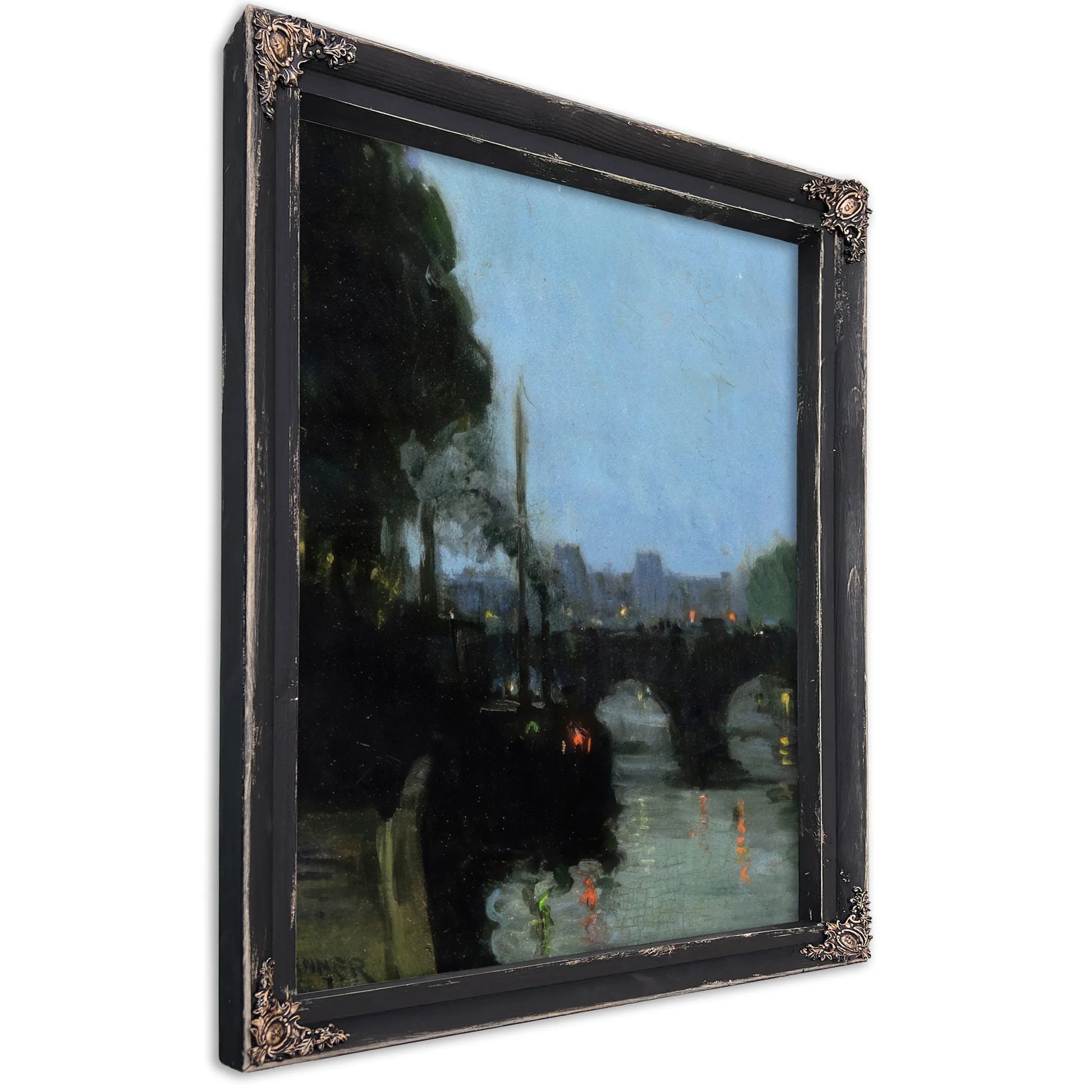 The Seine Evening By Henry Ossawa Tanner Fine Art Print